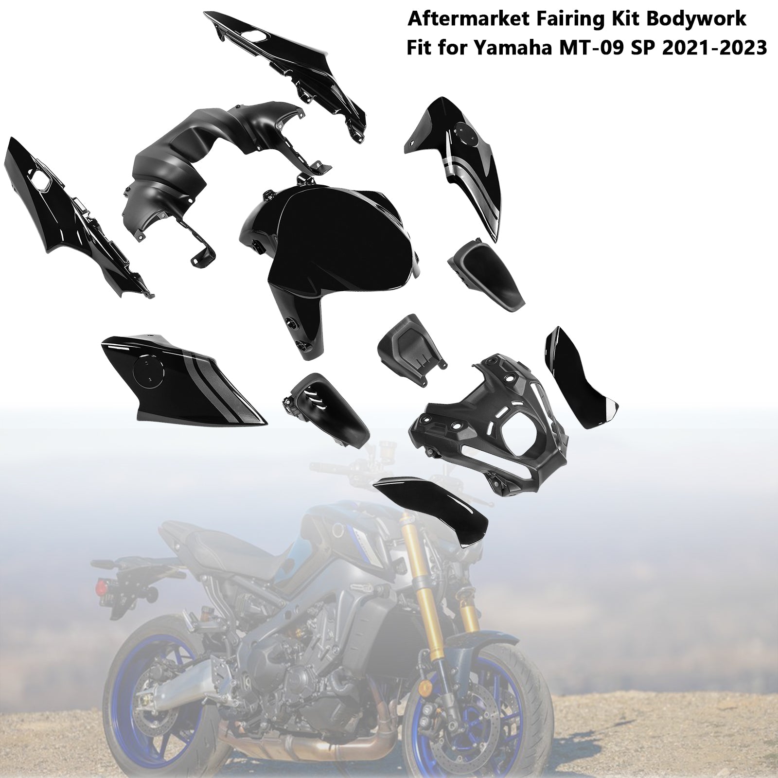 Amotopart 2021-2023 Yamaha MT 09 Fairing Kit