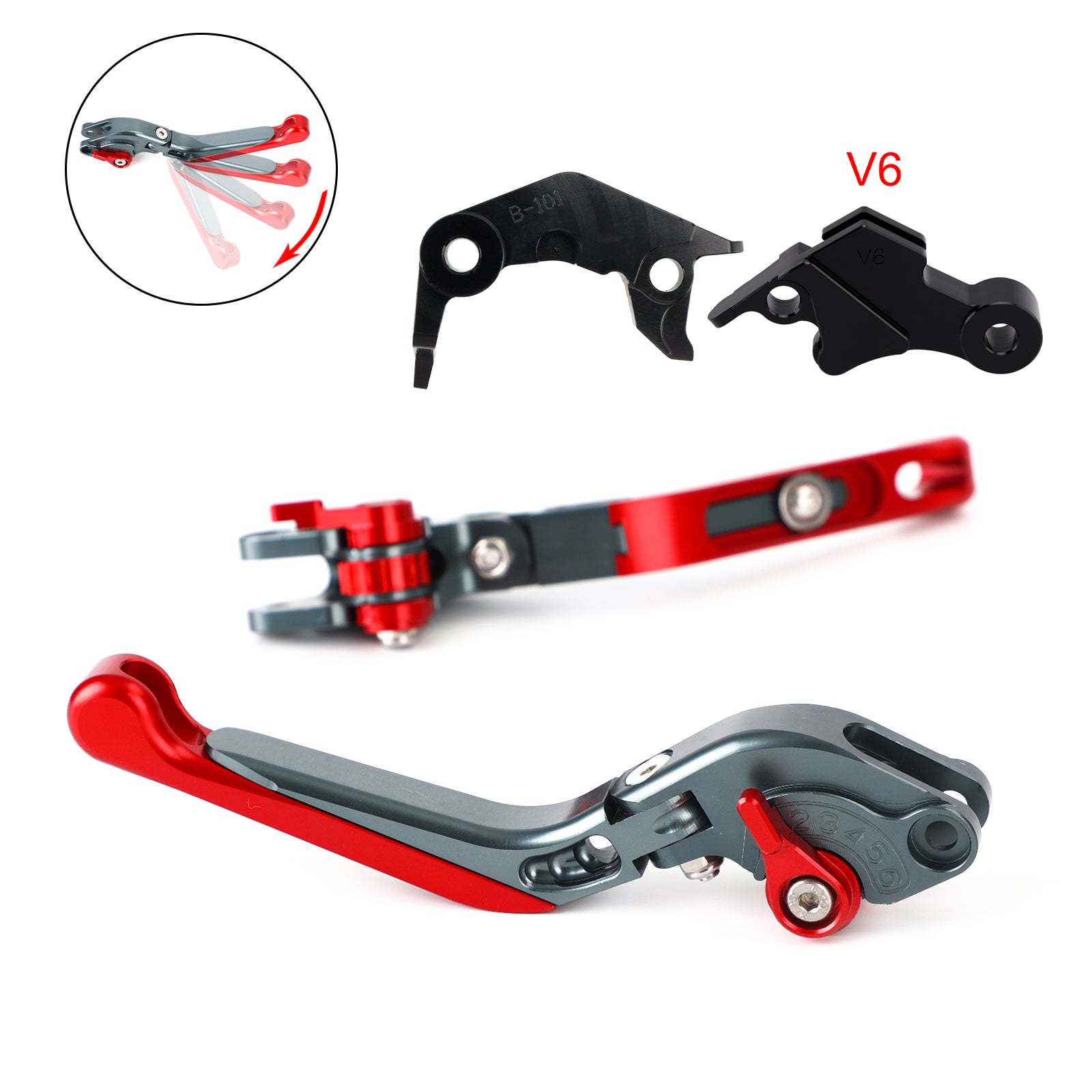 2024-2025 Yamaha XSR900 XSR900GP MT-09 Adjustable Clutch Brake Lever fit
