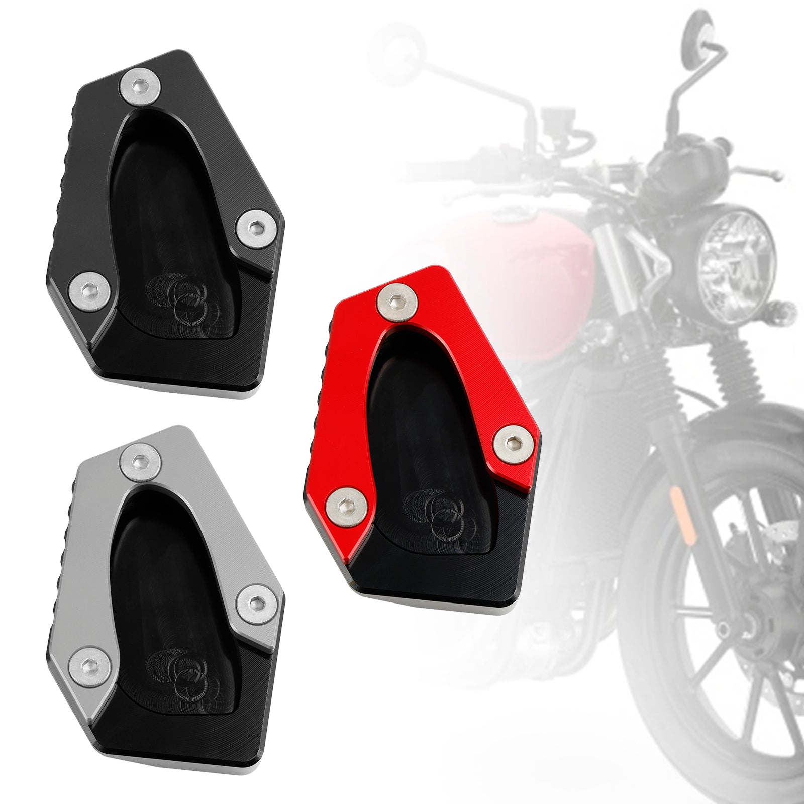 Kickstand Enlarge Plate Pad fit for Speed Twin 900 22-23 Street Cup 900 17-18