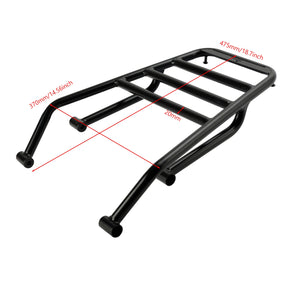 Tube Rear Rack - Black For Honda Scrambler CL250 CL300 CL500 SCL500 2023-2024