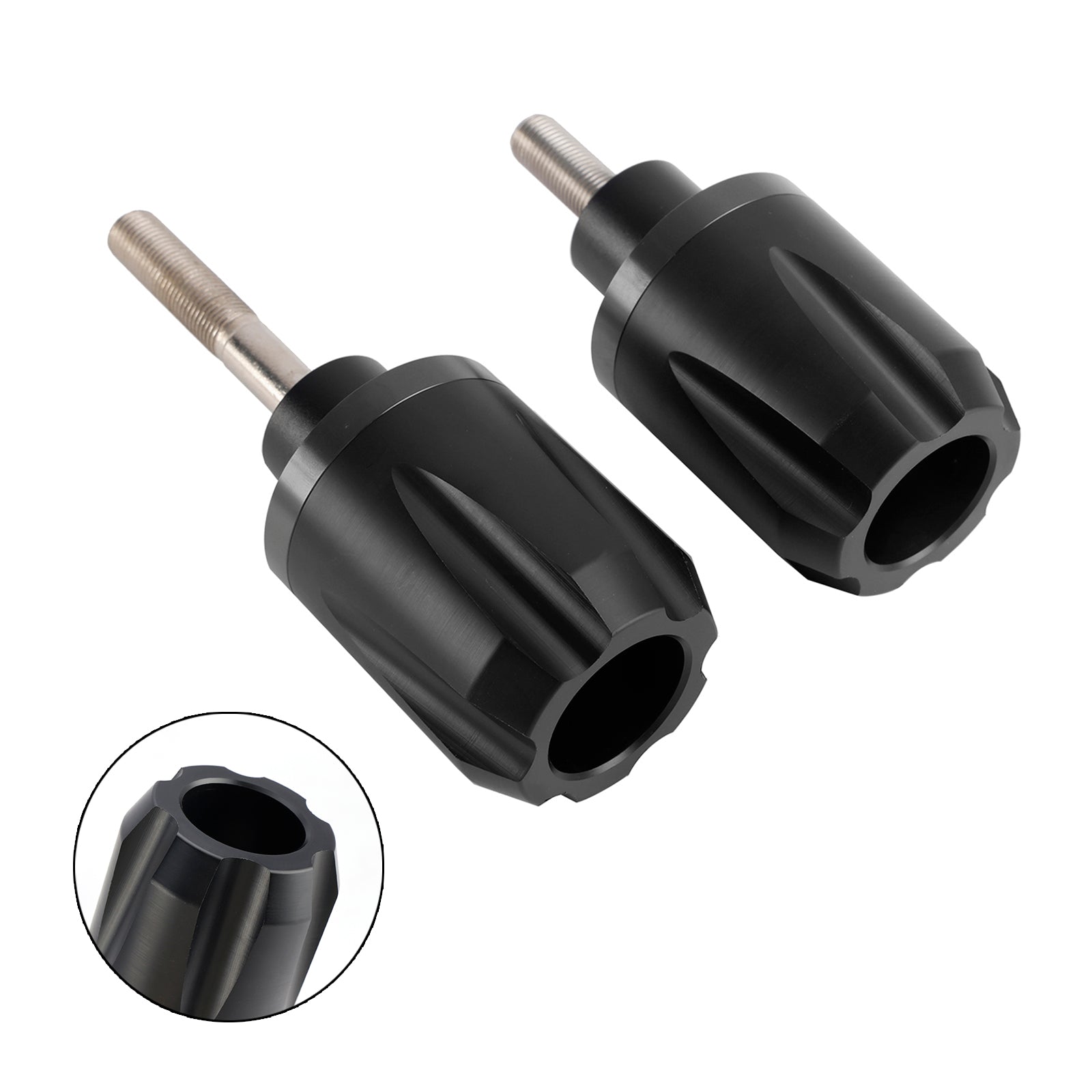 2019-2020 HONDA CB650R CB 650 CRASH BOBBIN SLider Slider Aluminium preto