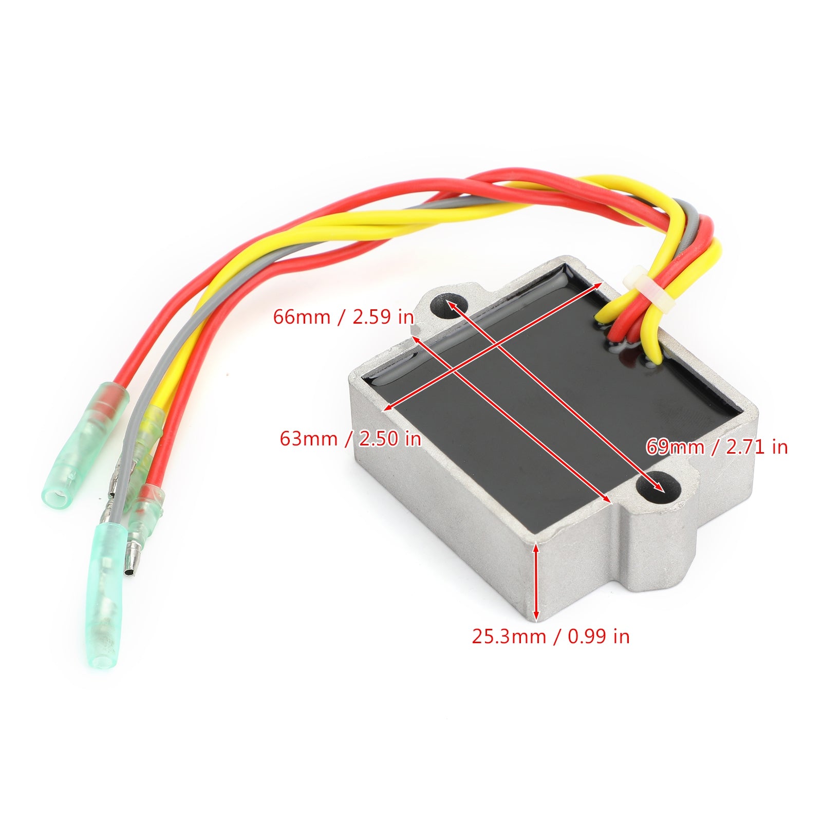 Rectifier Voltage Regulator For Mercury Mariner Outboard 5 Wire 815279-3 883072T Generic