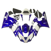 Amotopart 2000-2001 Kit carena Yamaha YZF 1000 R1 nero bianco blu