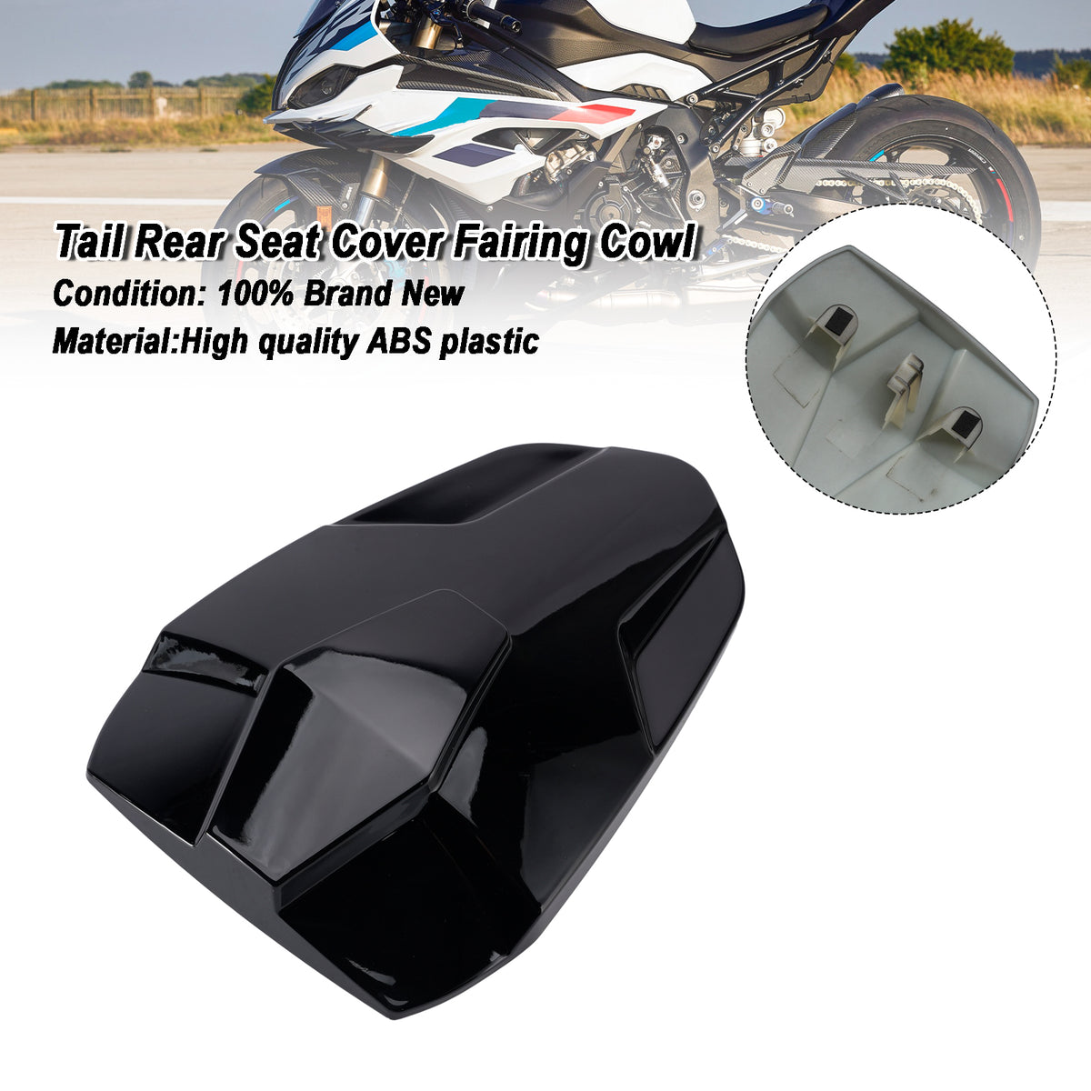 2023-2026 BMW S1000RR Rear Seat Cover Passenger Fairing Cowl