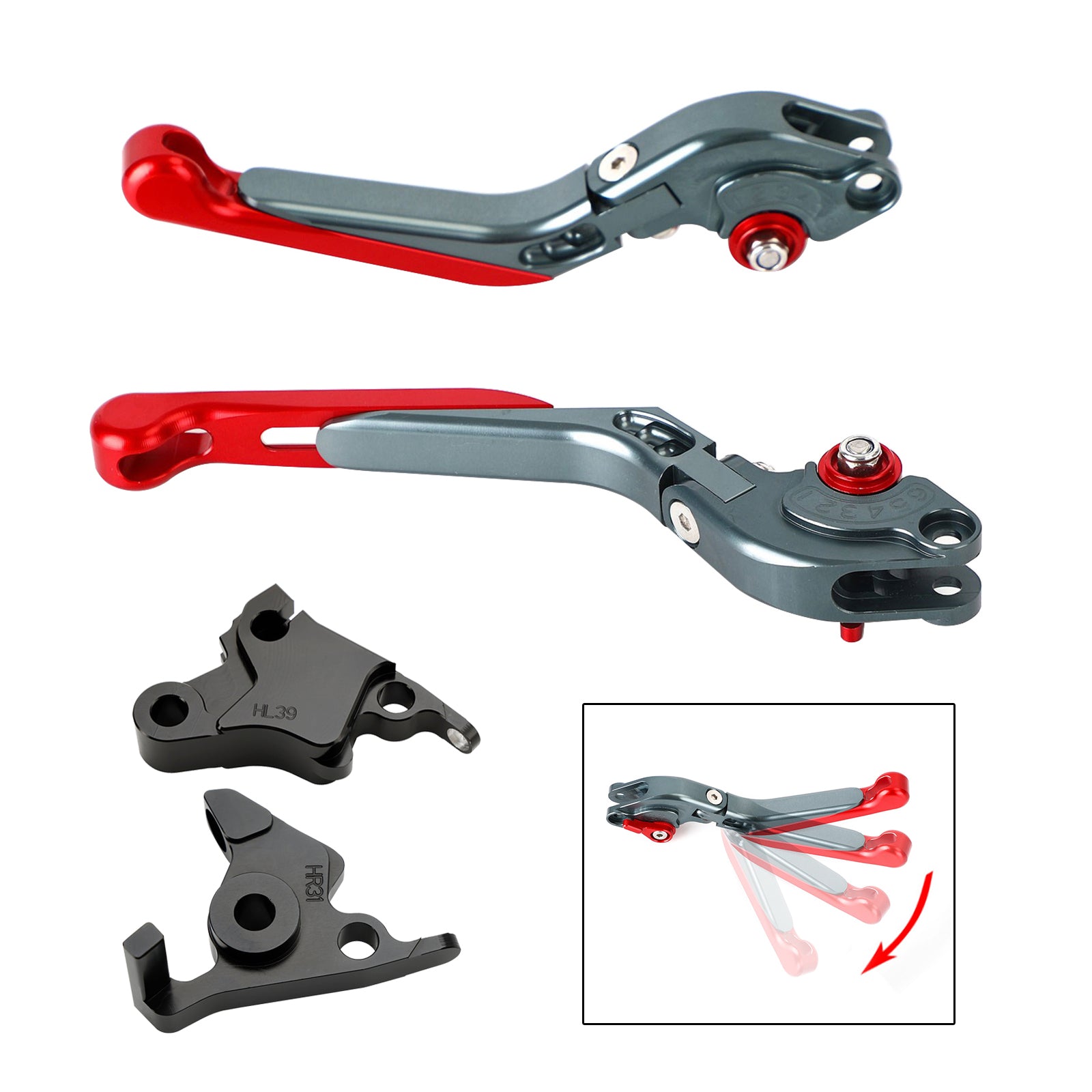 23-24 CFMOTO 450SS 450SR 21-23 450NK Adjustable Clutch Brake Lever