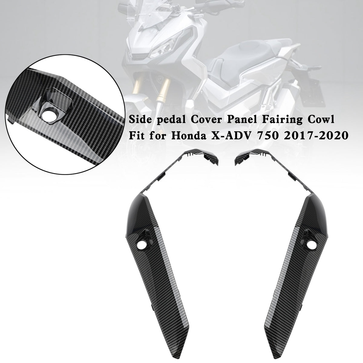 Side pedal Cover Panel Fairing Cowl for Honda X-ADV 750 XADV 2017-2020