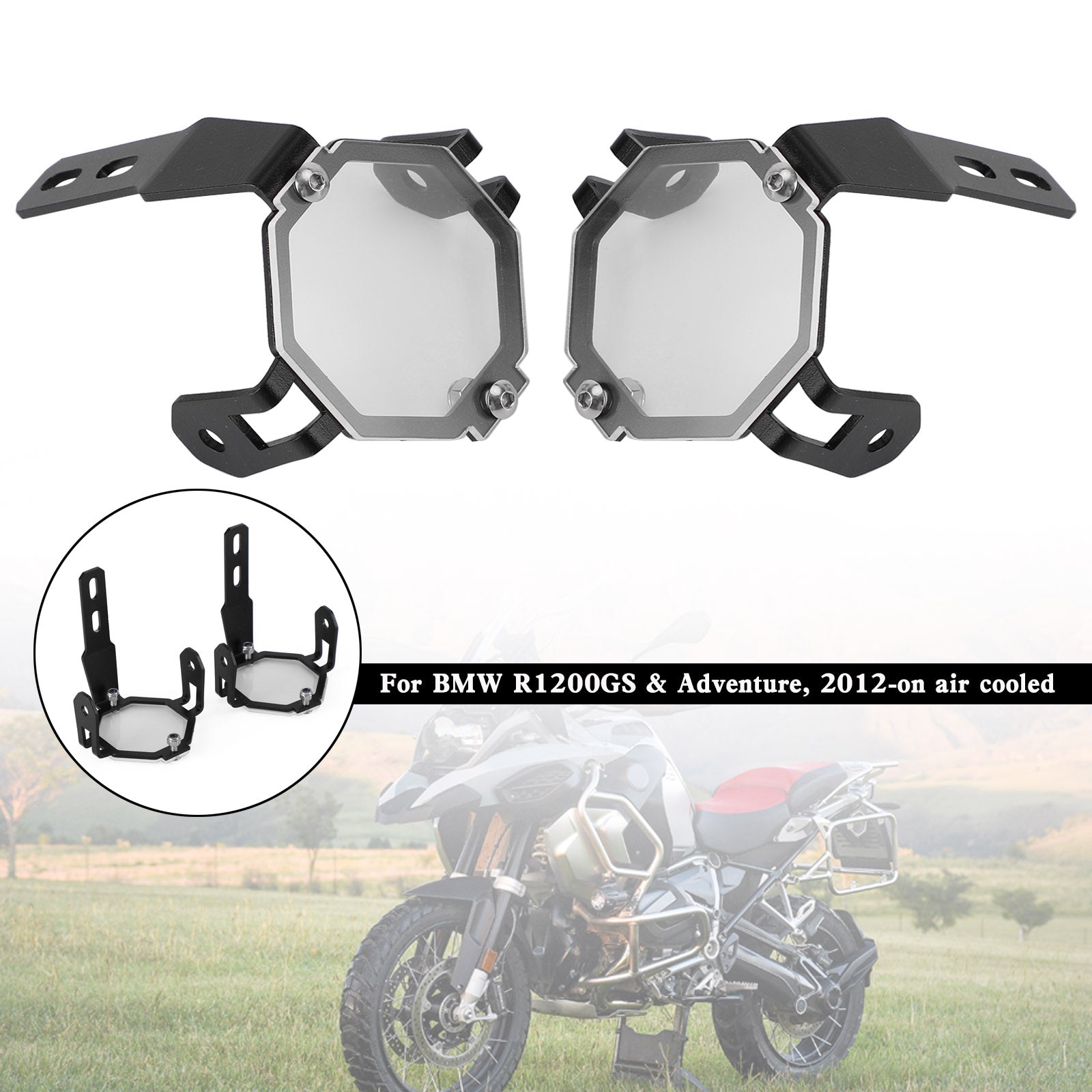 BMW R1200GS Adventure F800GS F850GS F750GS Protector de luz antiniebla