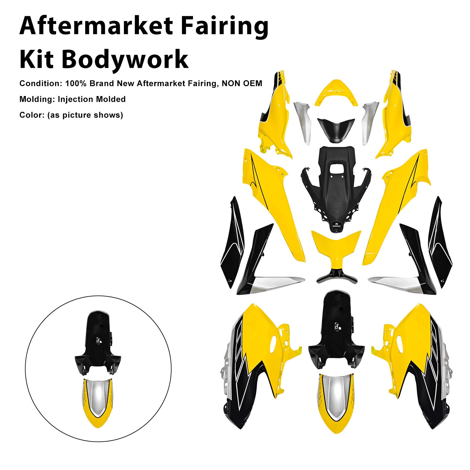 Amotopart 2025-2026 Yamaha TMAX560 Fairing Kit Collection
