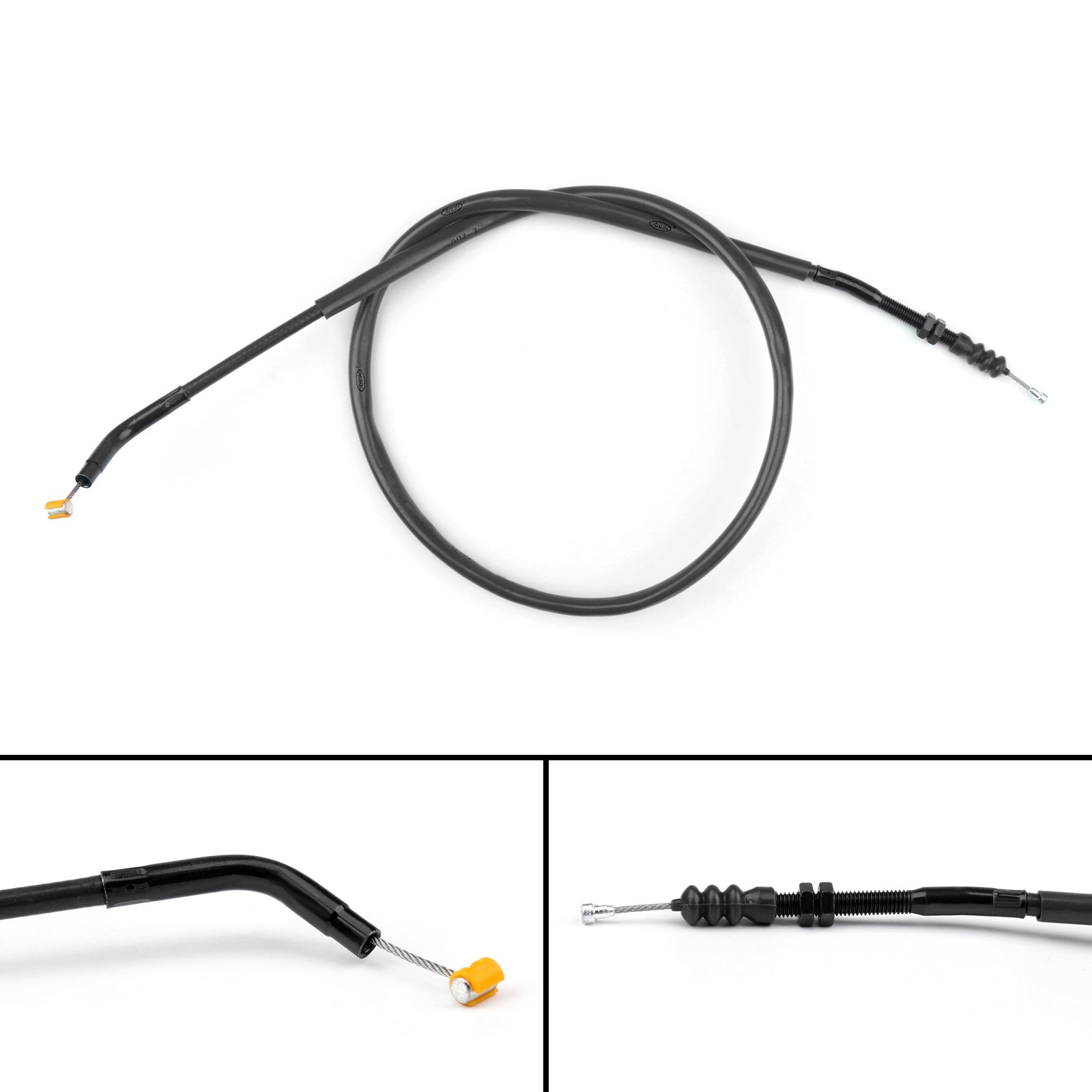 Cable de embrague de repuesto de alambre de acero para Kawasaki Z1000 2010-2013 negro