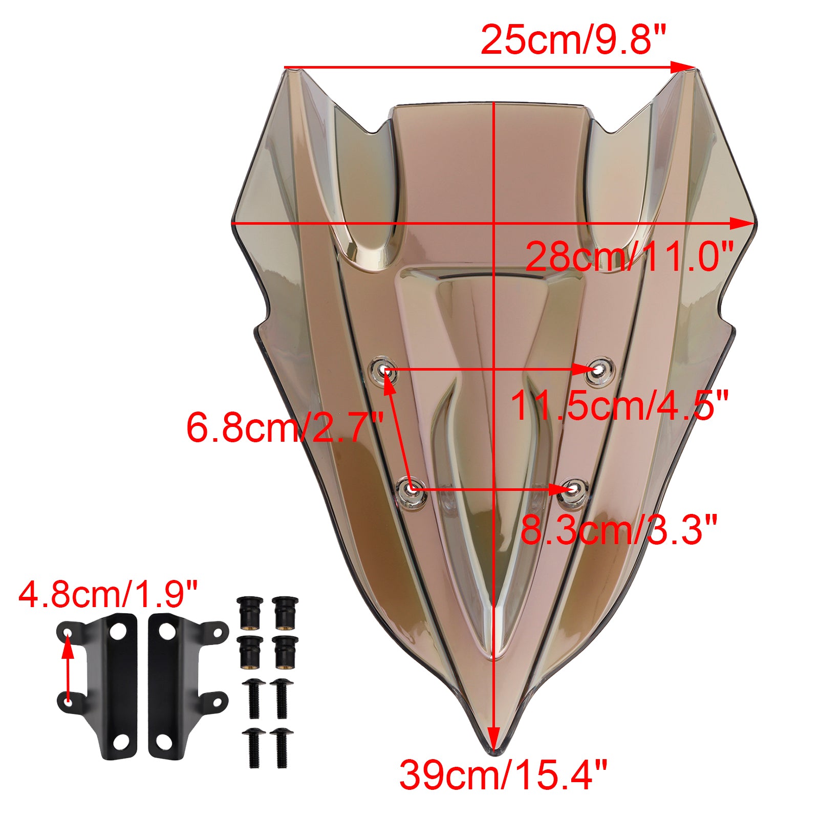 2024-2025 KAWASAKI Z500 Windshield Windscreen