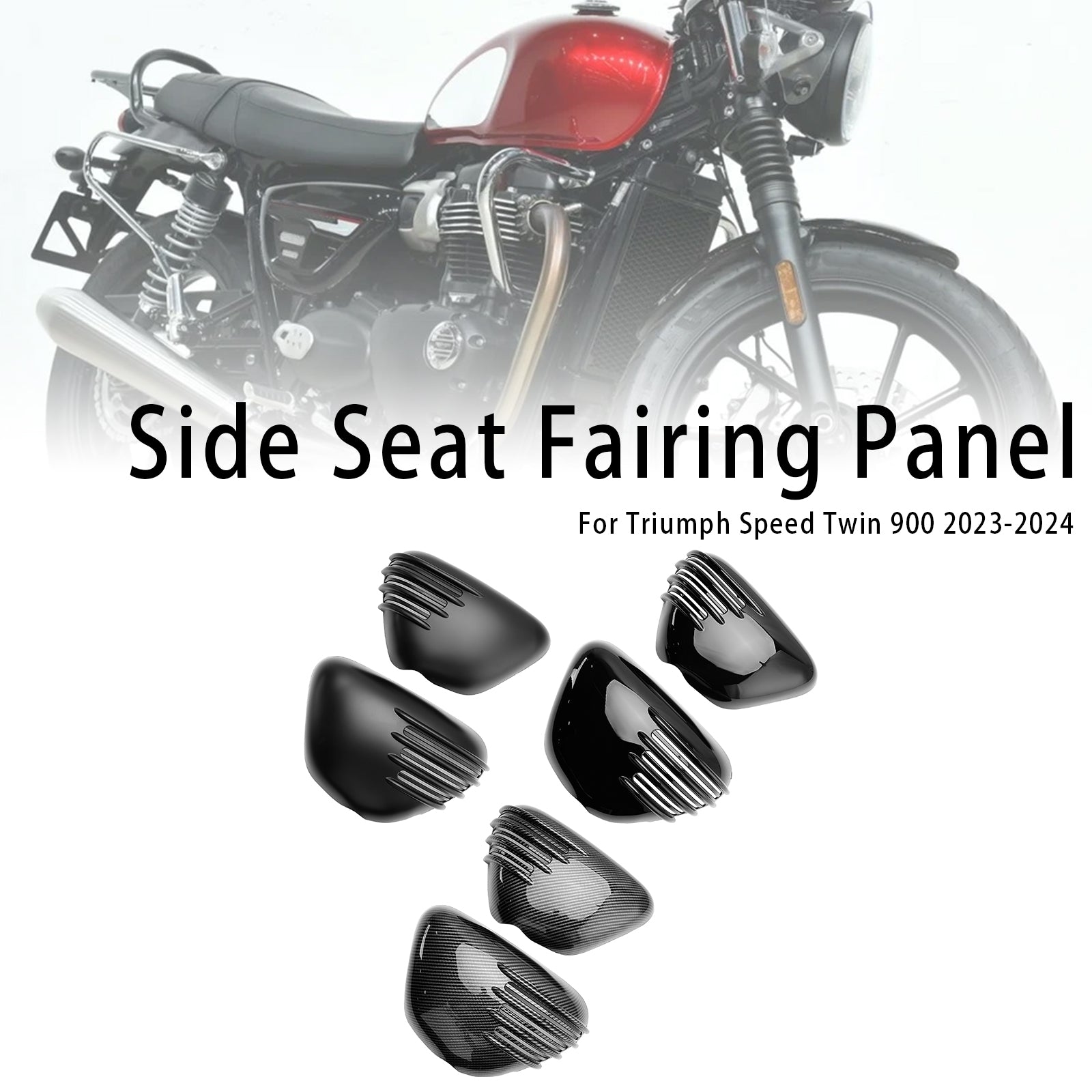 23-24 Speed Twin 900 Side Seat Fairing Panel Cowl