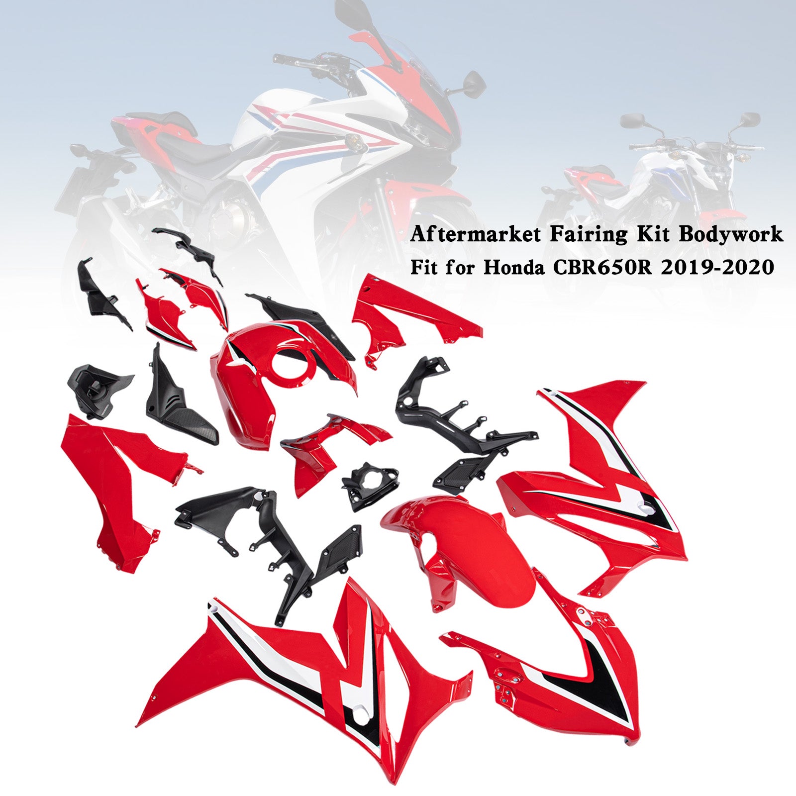 Amotopart 2019-2020 Honda CBR650R Fairing Kit Collection