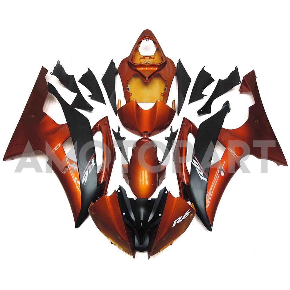 Amotopart 2008-2016 Yamaha YZF 600 R6 Fairing Kit Collection Two