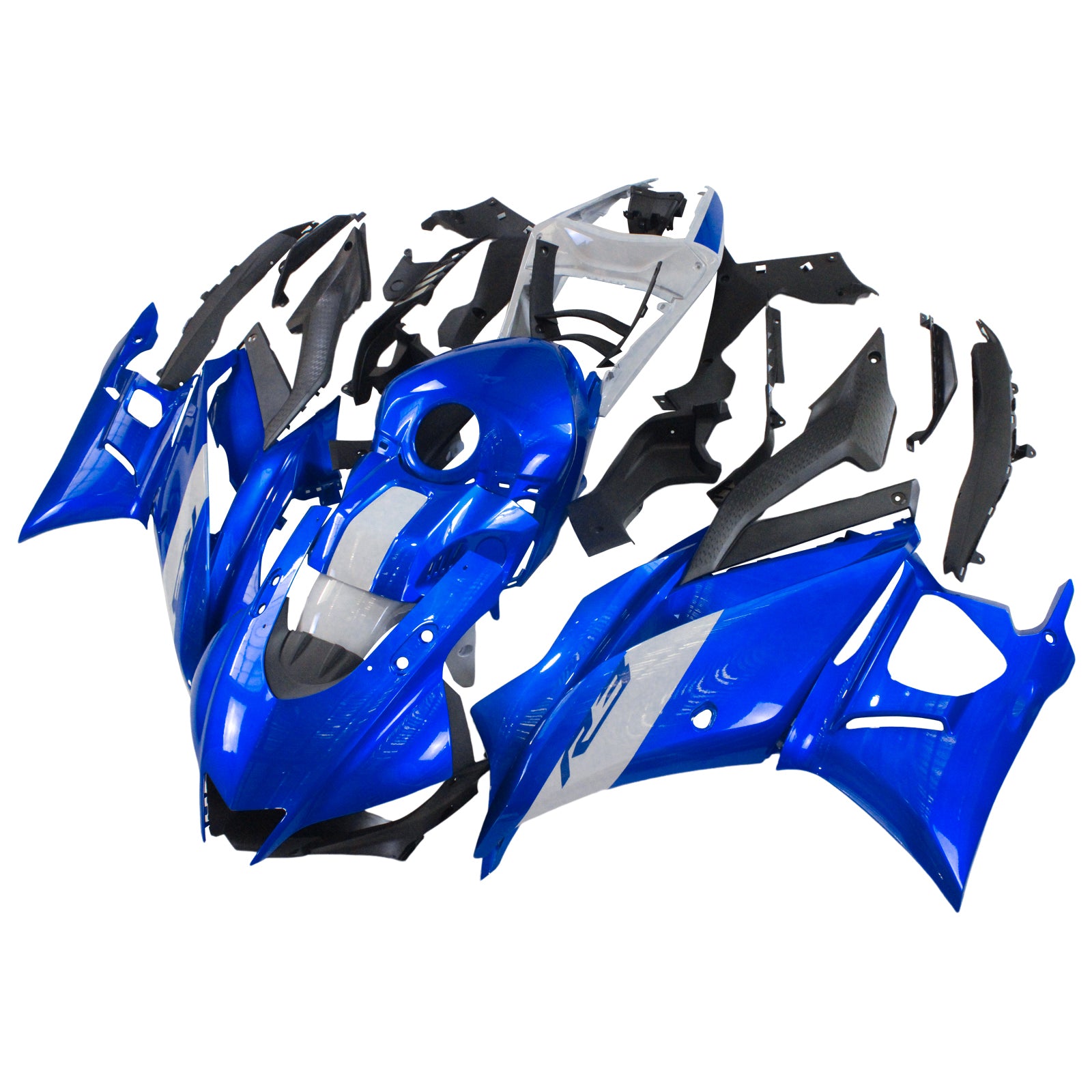 Amotopart 2019-2021 YZF-R3 R25 Yamaha Blue Fairing Kit