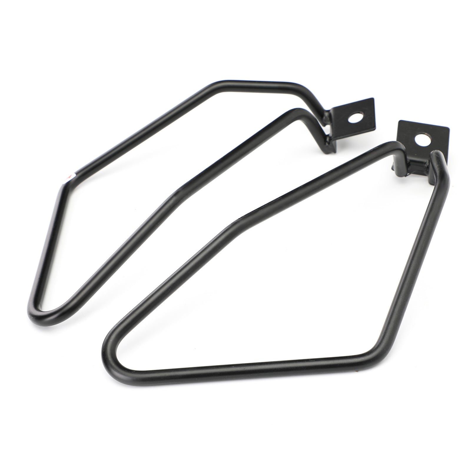 Staffe di montaggio per barre di supporto per borse laterali nere per Sportster 883 Iron XL883N Dyna