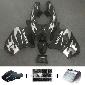 Amotopart 1988-1989 CBR250RR MC19 Honda Black&Silver Fairing Kit