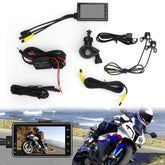 Motorrad-DVR-Videorecorder + 1080P Full HD-Frontkamera und Rückfahrkamera