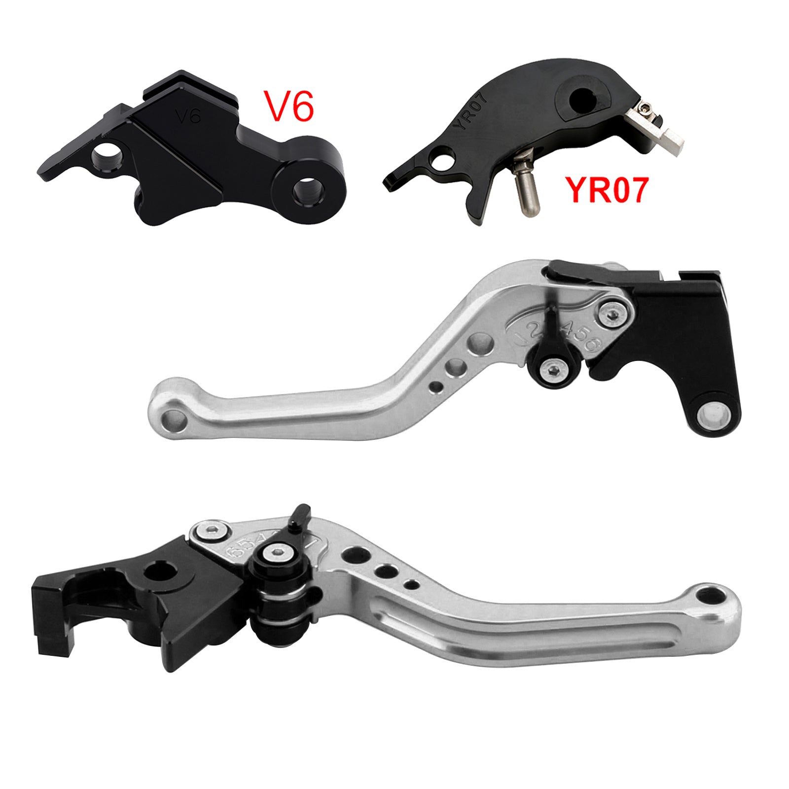 24–25 Yamaha XSR900 XSR900GP MT-09 MT-09SP NEU Kurzkupplungs-Bremshebel