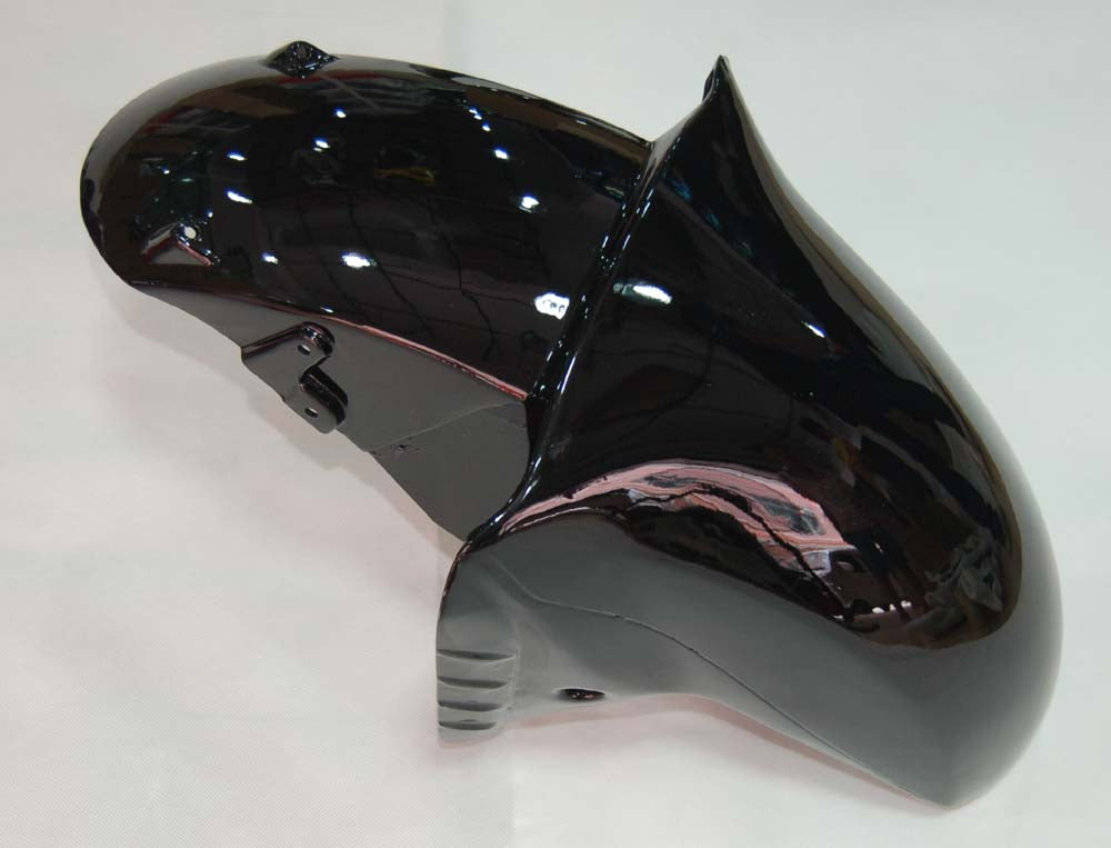 Amotopart 2006–2011 Kawasaki ZX14R Verkleidungsset in Schwarz mit rosa Flamme