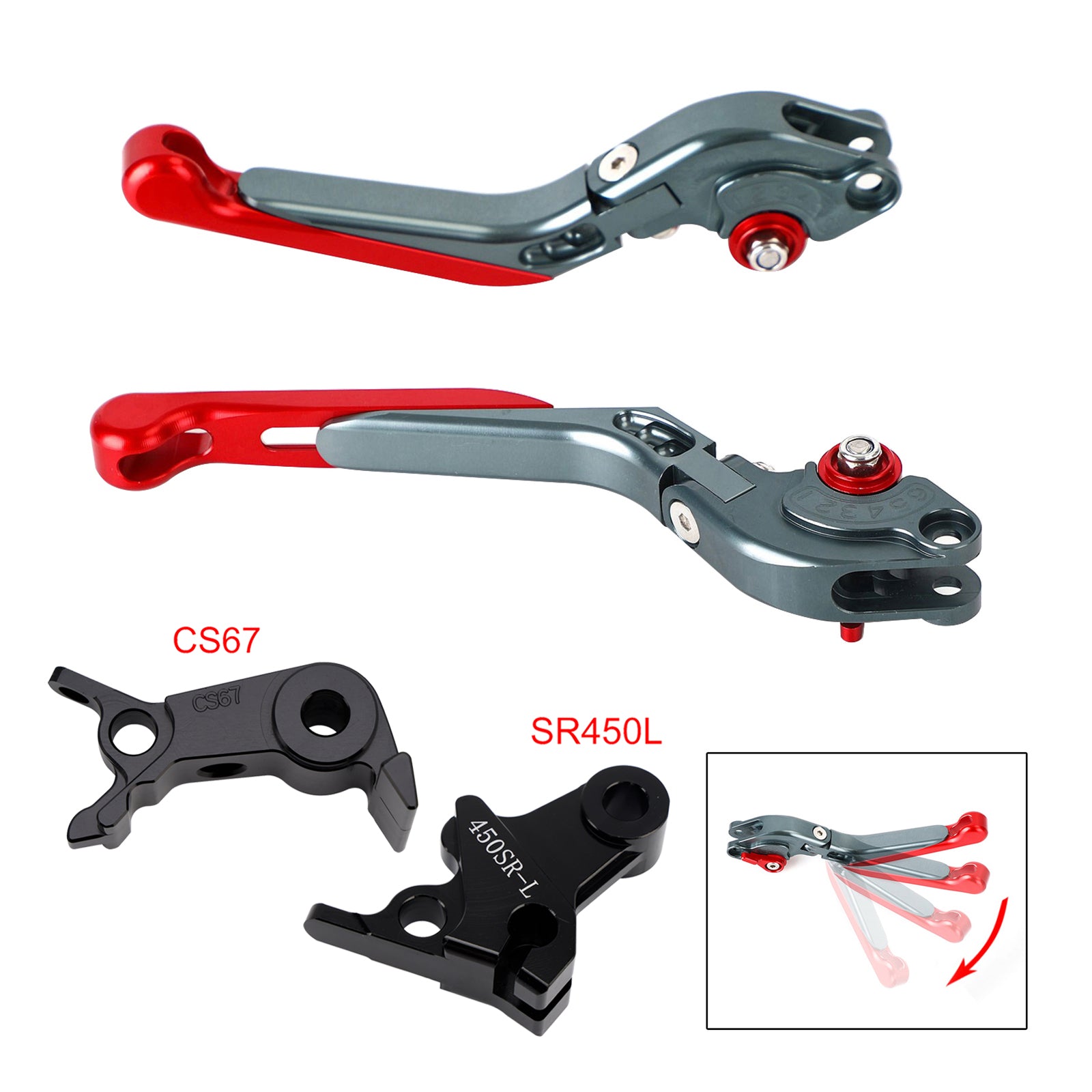 2024-2026 VOGE DS900X 900DSX Adjustable Clutch Brake Lever
