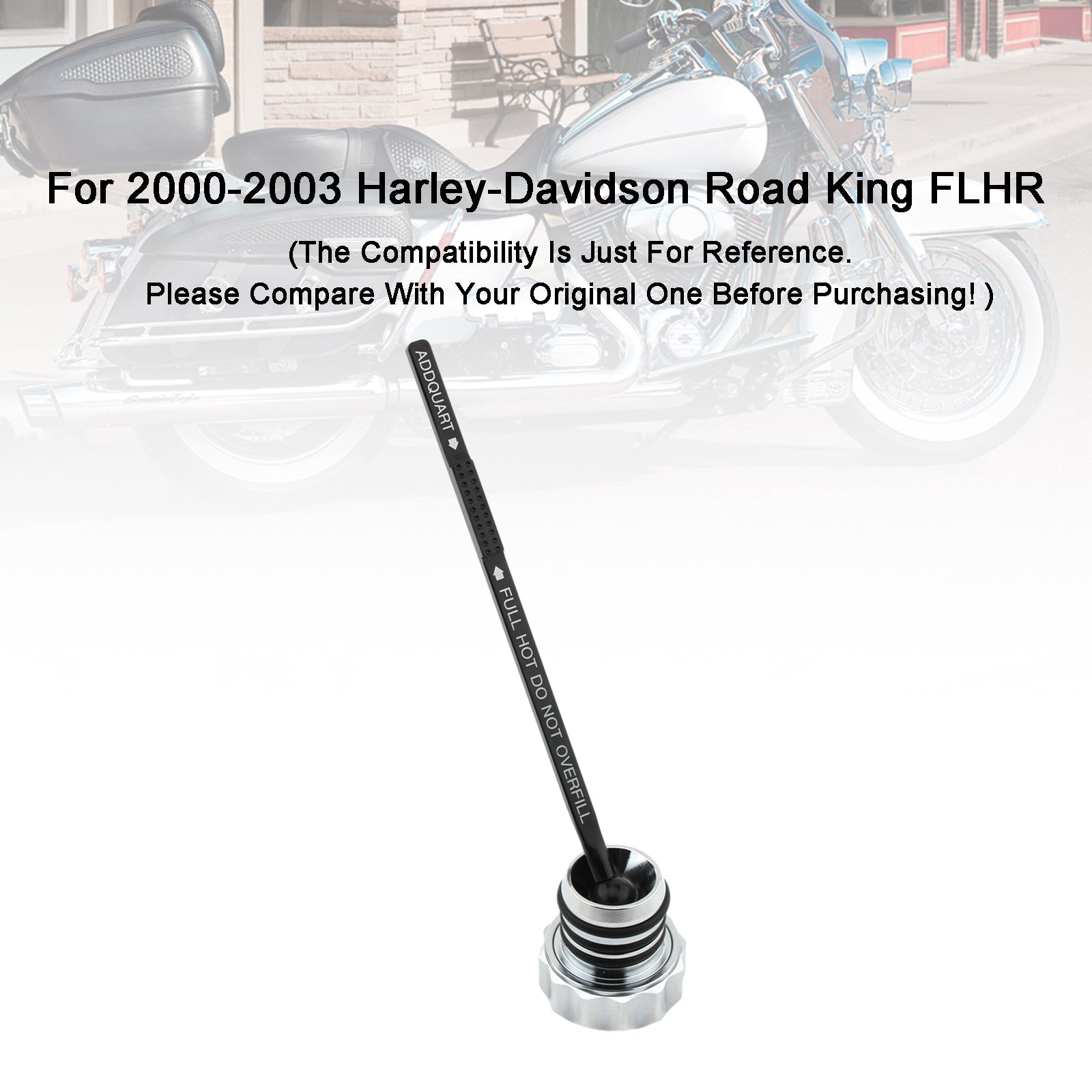 00-06 Touring Road King Electra Glide Ölmessstab Tankdeckel Stecker 0710-0121