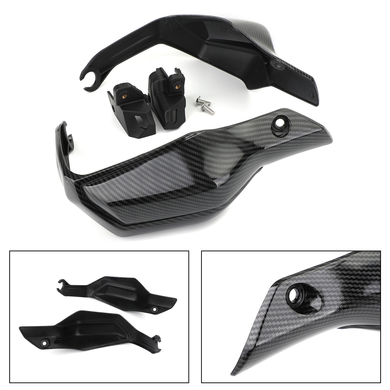 17-20 Honda X-ADV 750 Handguard Handlebar Shells Protector Carbon