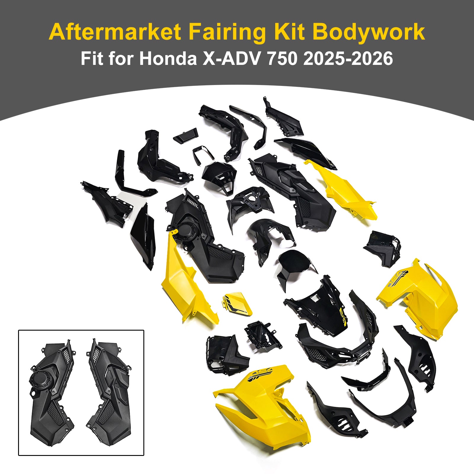 Amotopart 2025-2026 Honda X-ADV 750 Collection de kits de carénage