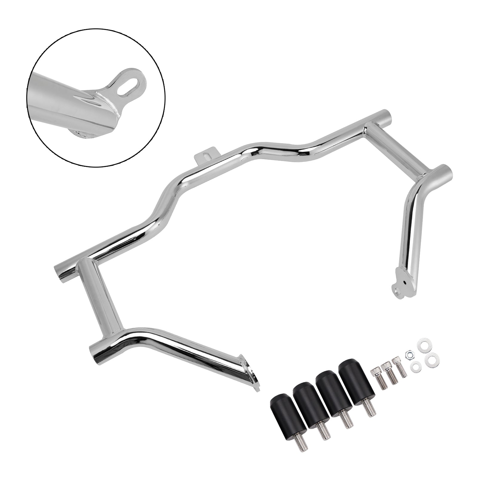 Touring Road King 2009-2023 Engine Guard Anti-Crash Bumper Protector Chrome