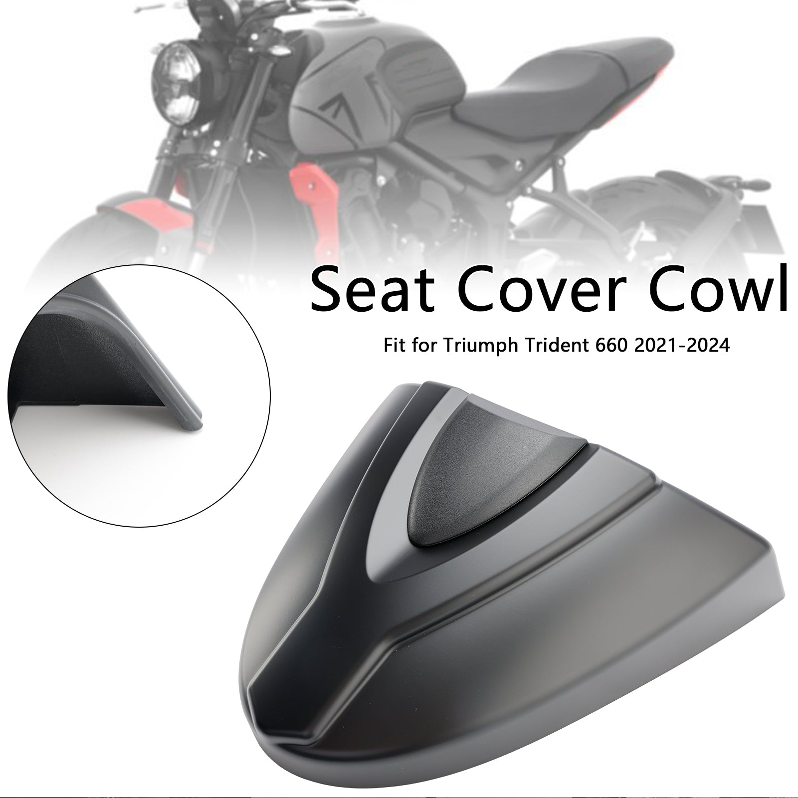 21-24 Trident 660 Tail Rear Seat Cover Fairing Cowl