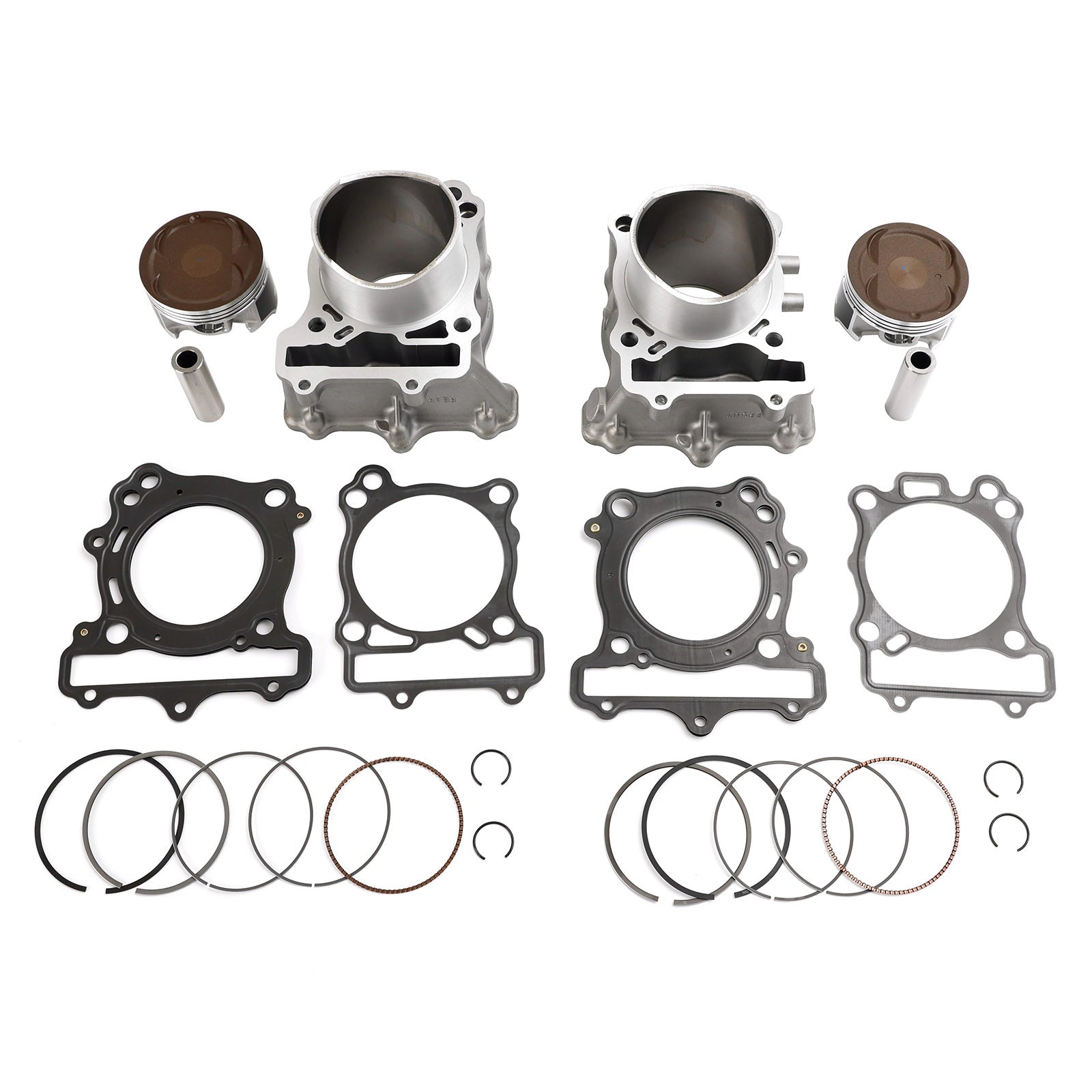 12-23 Suzuki V Strom 650 DL650 Front Rear Cylinder Barrel Jug Piston Kit