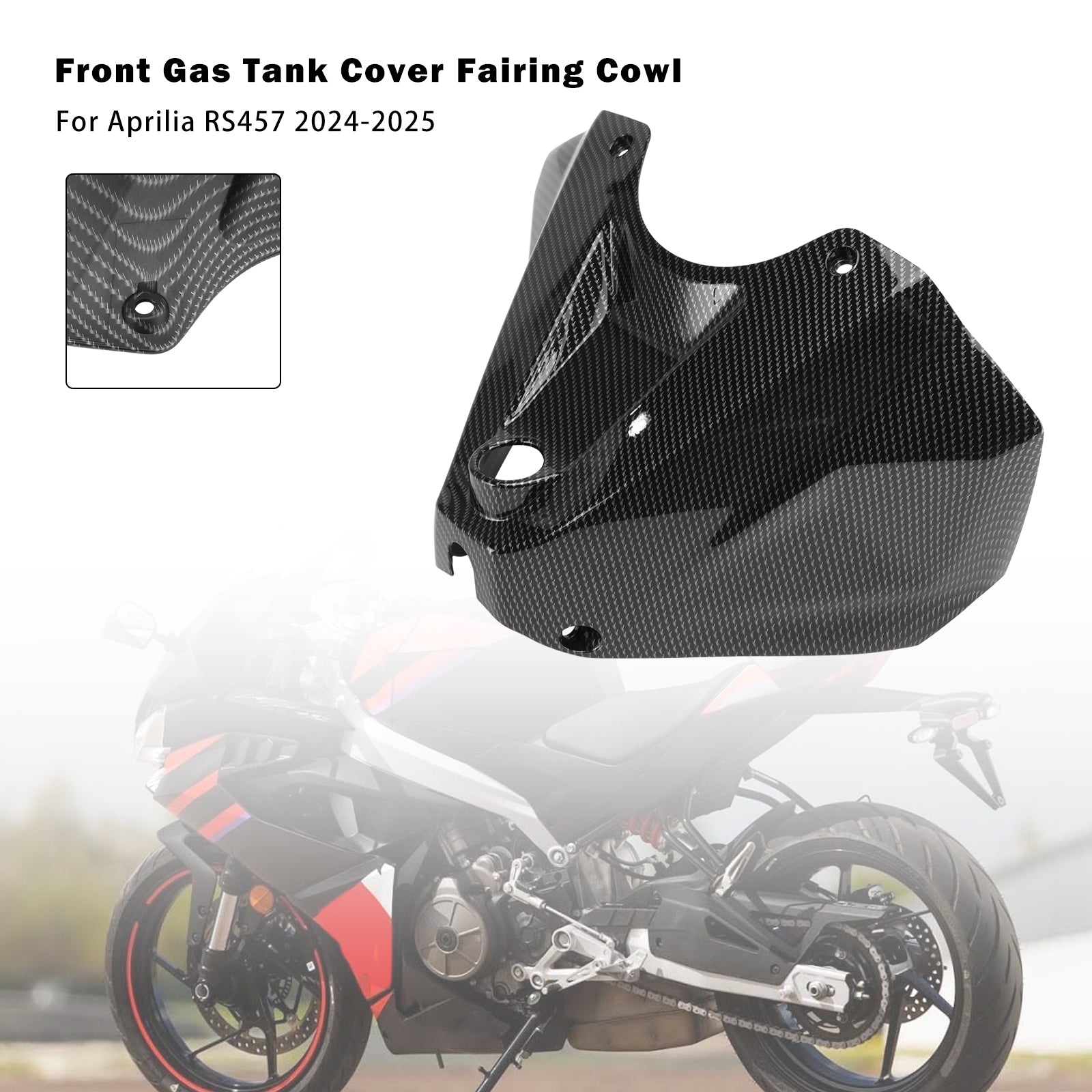 2024-2025 Aprilia RS457 RS 457 Front Gas Tank Cover Trim Fairing Cowl