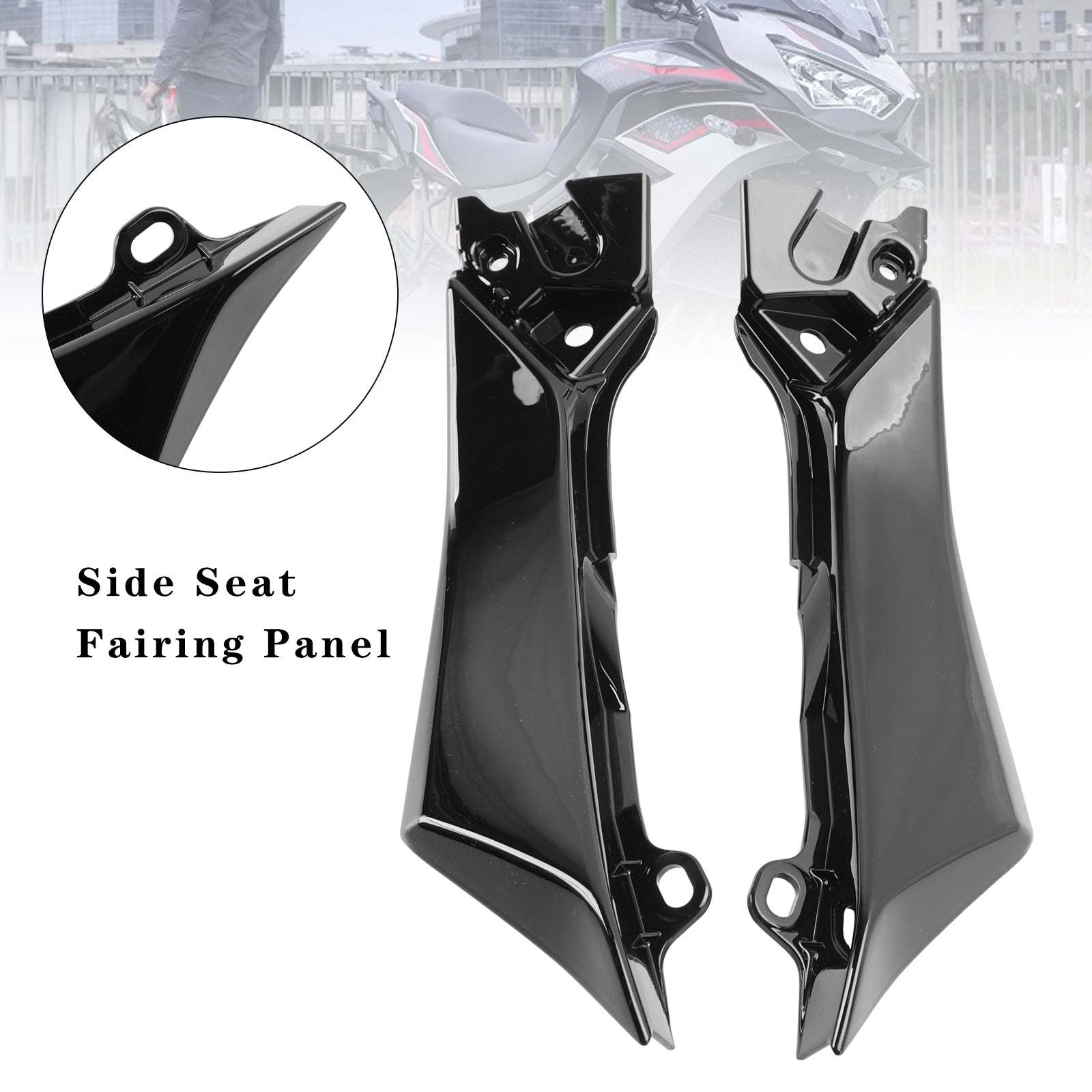 22-24 Kawasaki Versys 650 KLE650 Side Seat Fairing Panel Cowl