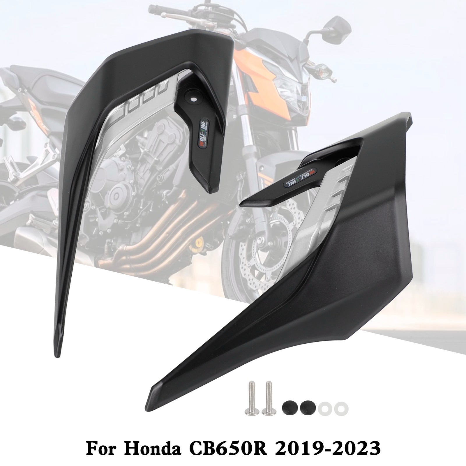 19-23 Honda CB650R Side Spoilers Aerodynamic Wing Deflector Fairing