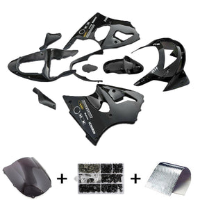 Amotopart 1998-1999 Kawasaki ZX6R Black Fairing Kit