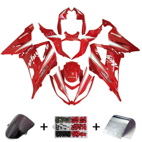 Amotopart 2013-2018 Kawasaki ZX6R 636 Red Fairing Kit