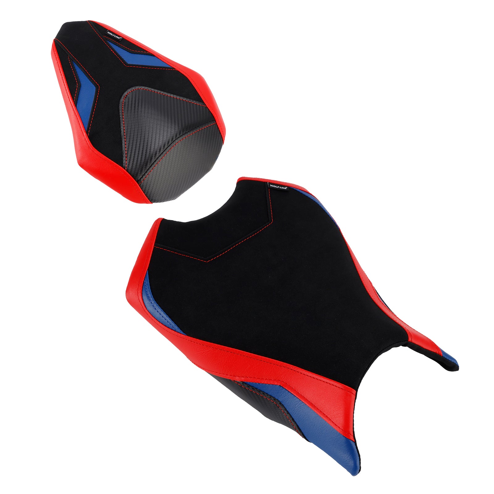 2017-2024 Honda Cbr250Rr Front&Rear Raider Passenger Cushion Kit Red