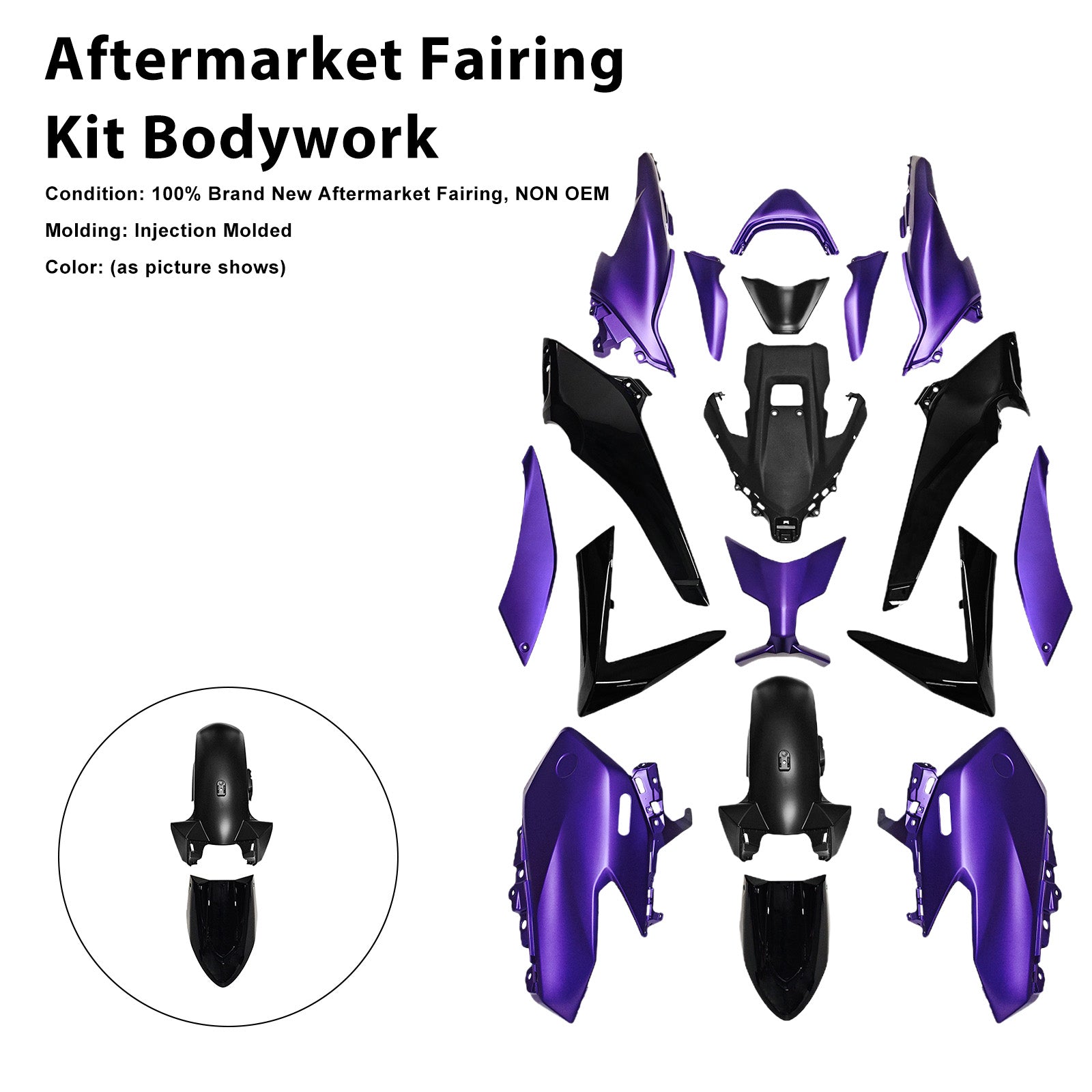 Amotopart 2025-2026 Yamaha TMAX560 Fairing Kit Collection