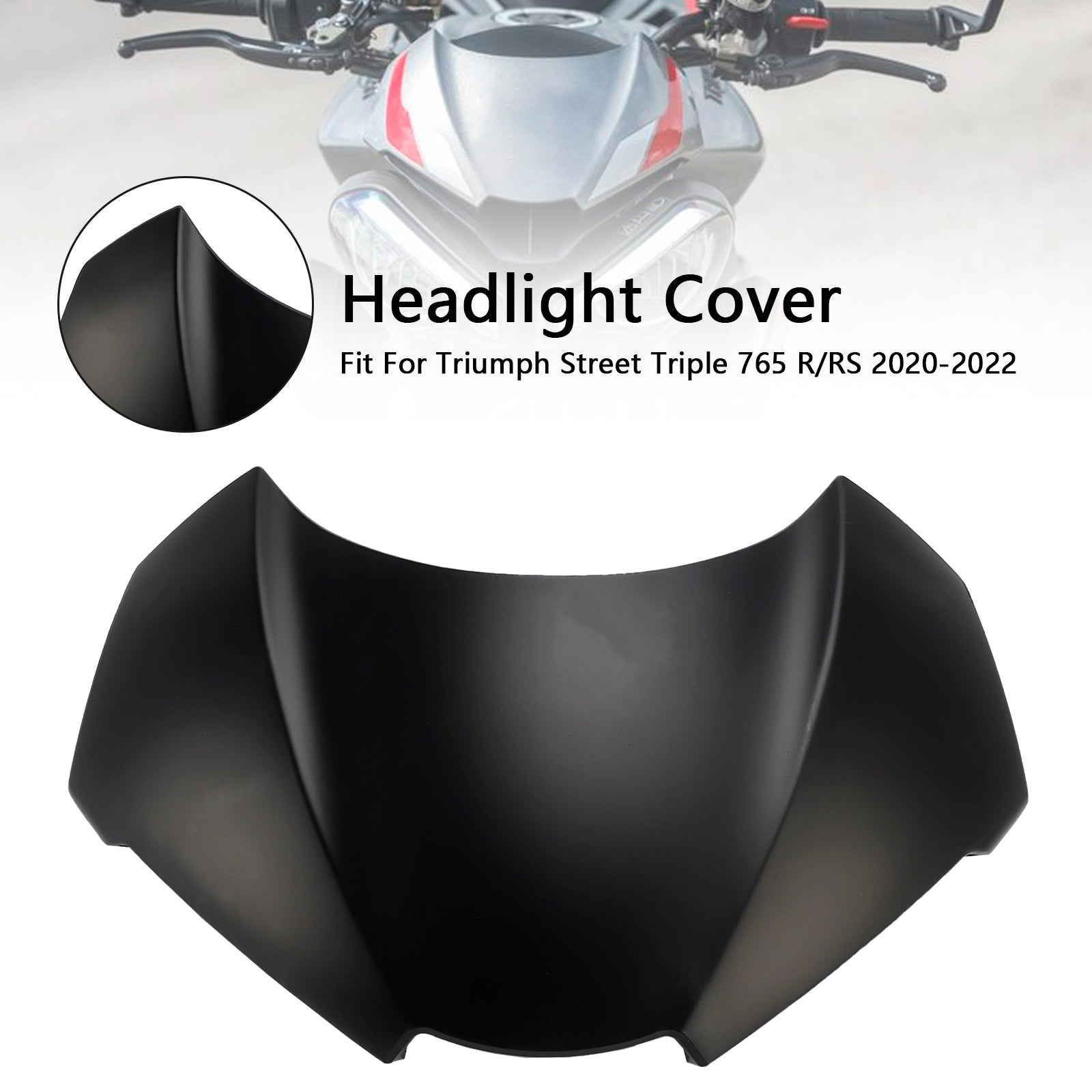 2020-2022 Street Triple 765 R/RS Front Nose Headlight Cover Fairing