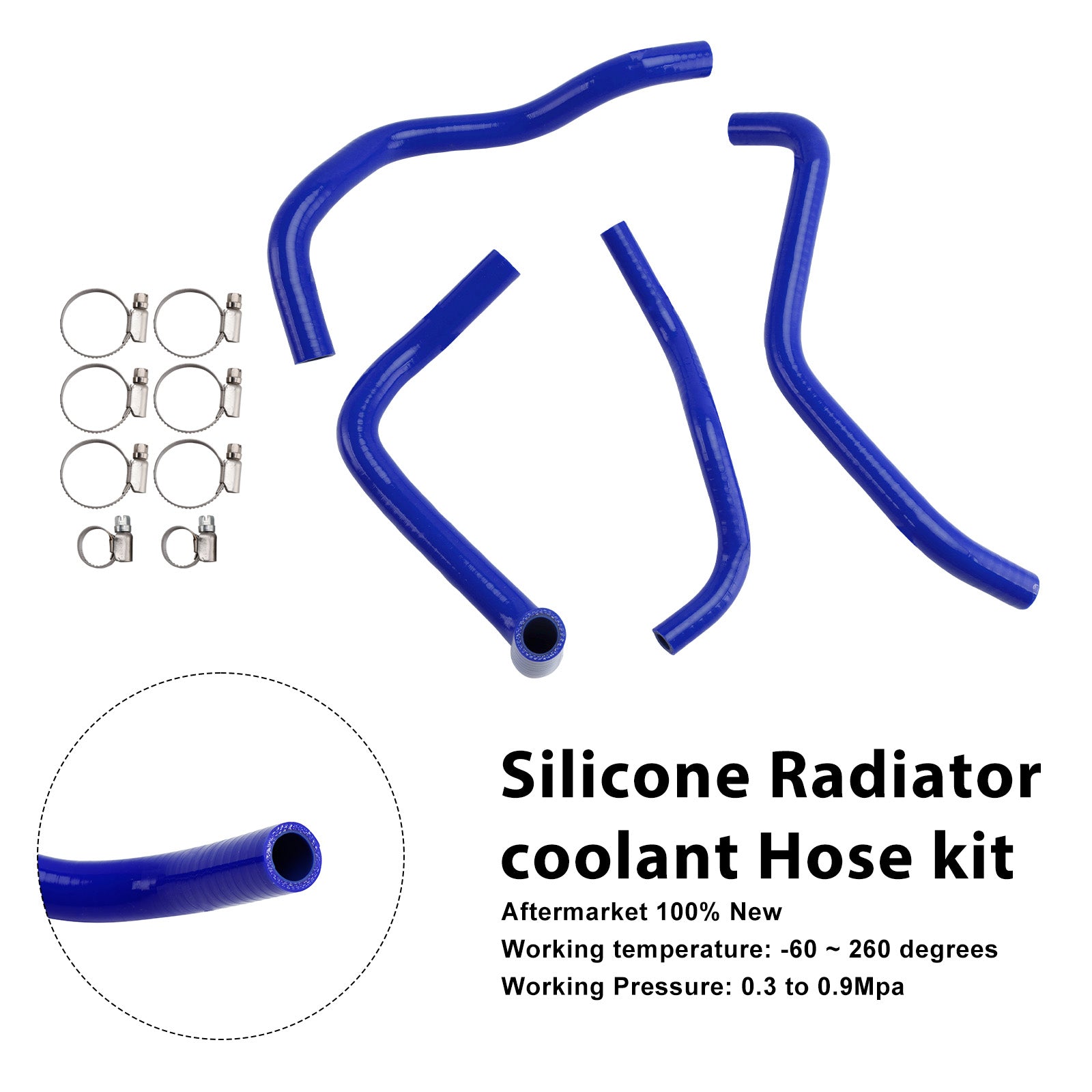 Honda NX400 NX500 CB500 CB500F/X/R Silicone Radiator coolant Hose