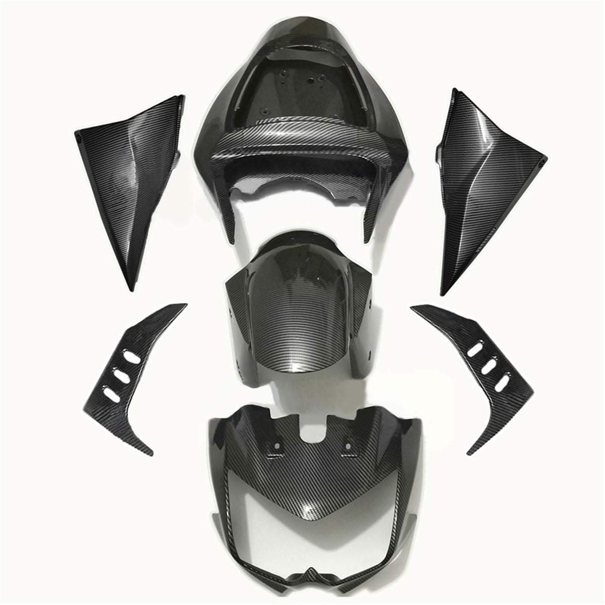 Amotopart 2003-2006 Z1000 Kawasaki Carbon Fiber Black Fairing Kit