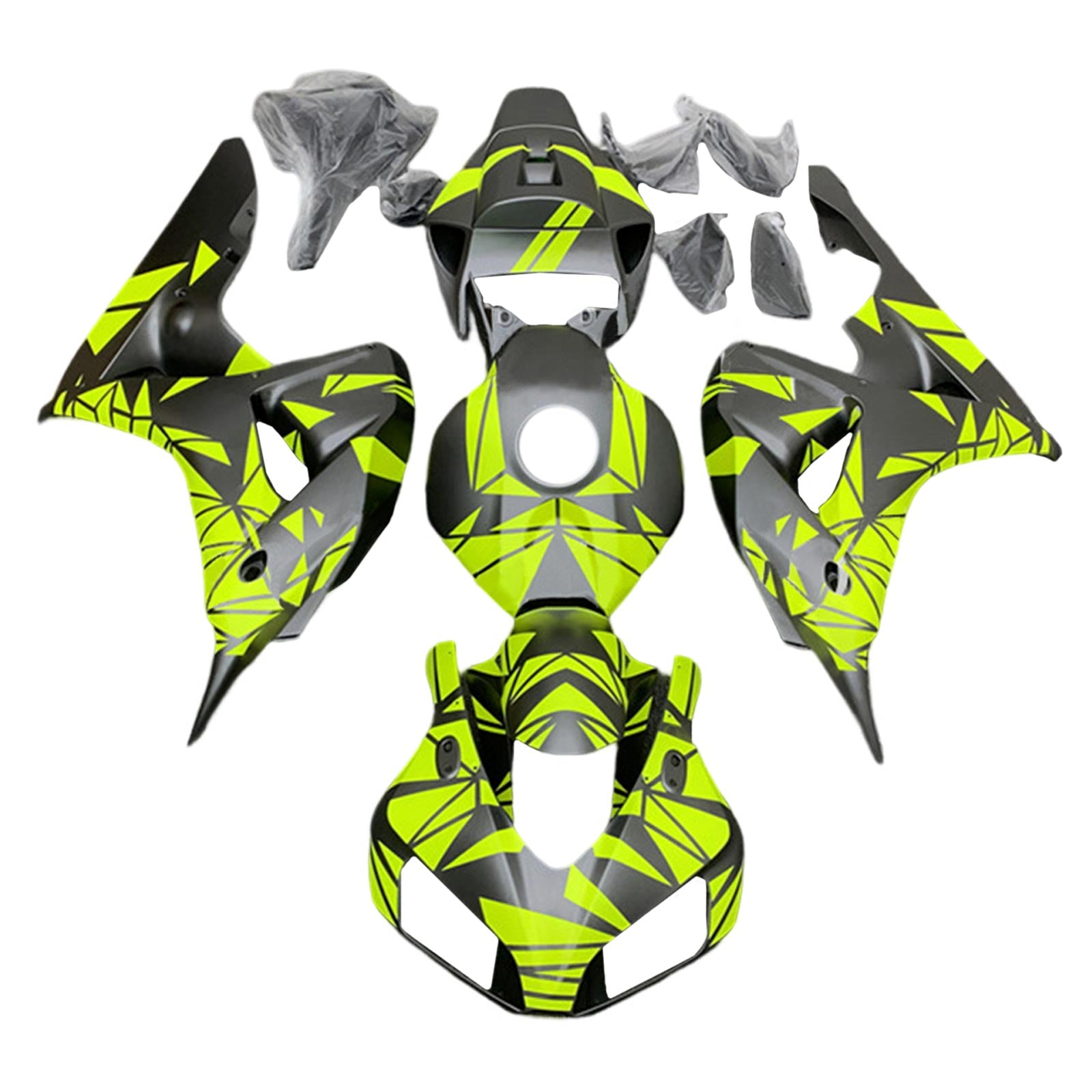 Kit carena in fluoresceina Amotopart 2006-2007 Honda CBR1000RR