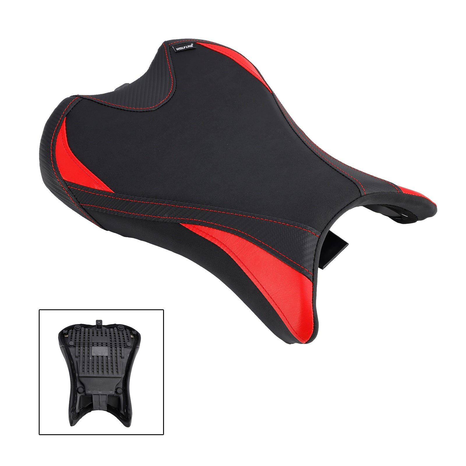 19-22 Street Triple 765/S/R Front Driver Raider Seat Pillle Black