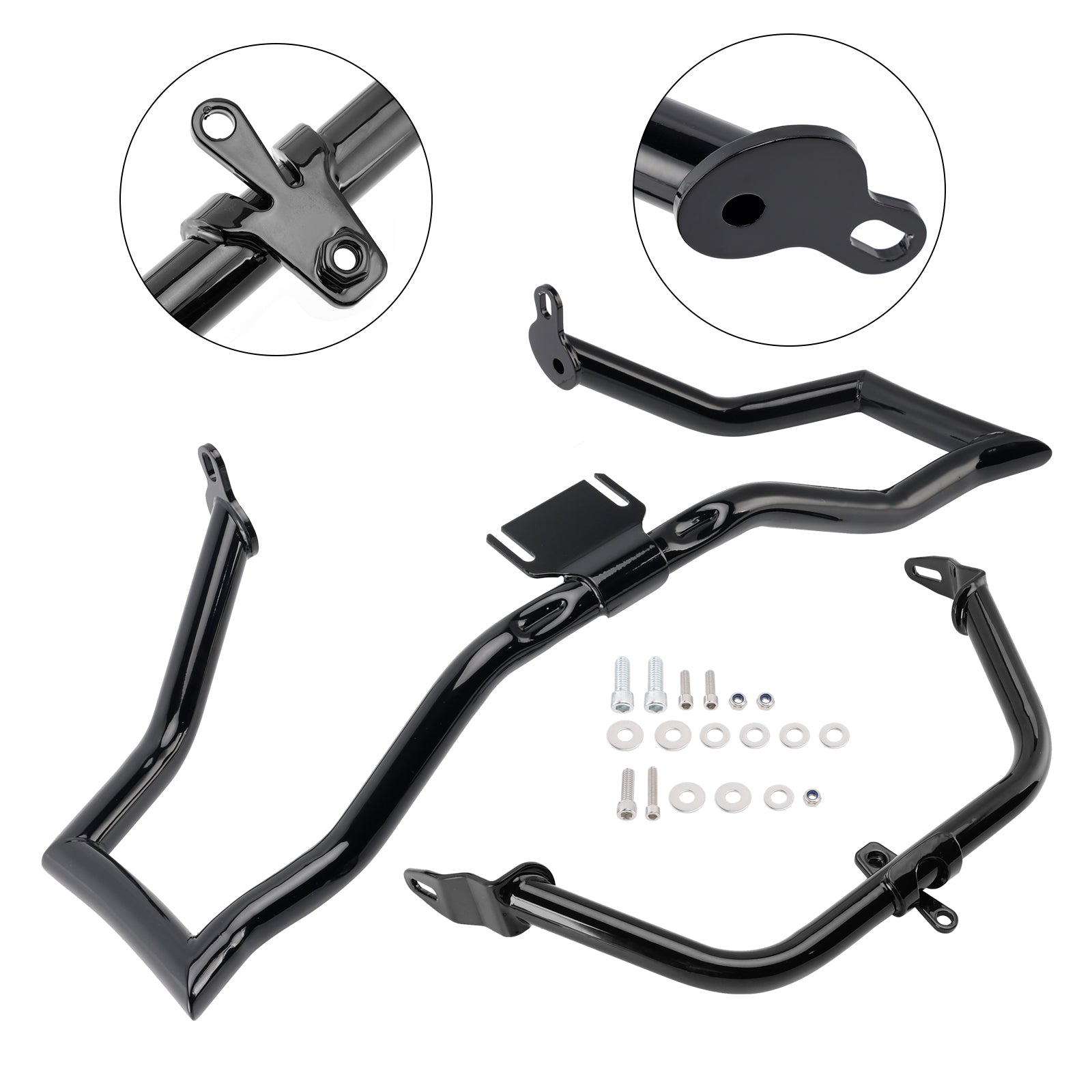 2014-2022 Road Glide  Engine Guard Frame Anti-Crash Bumper Protector Blackb