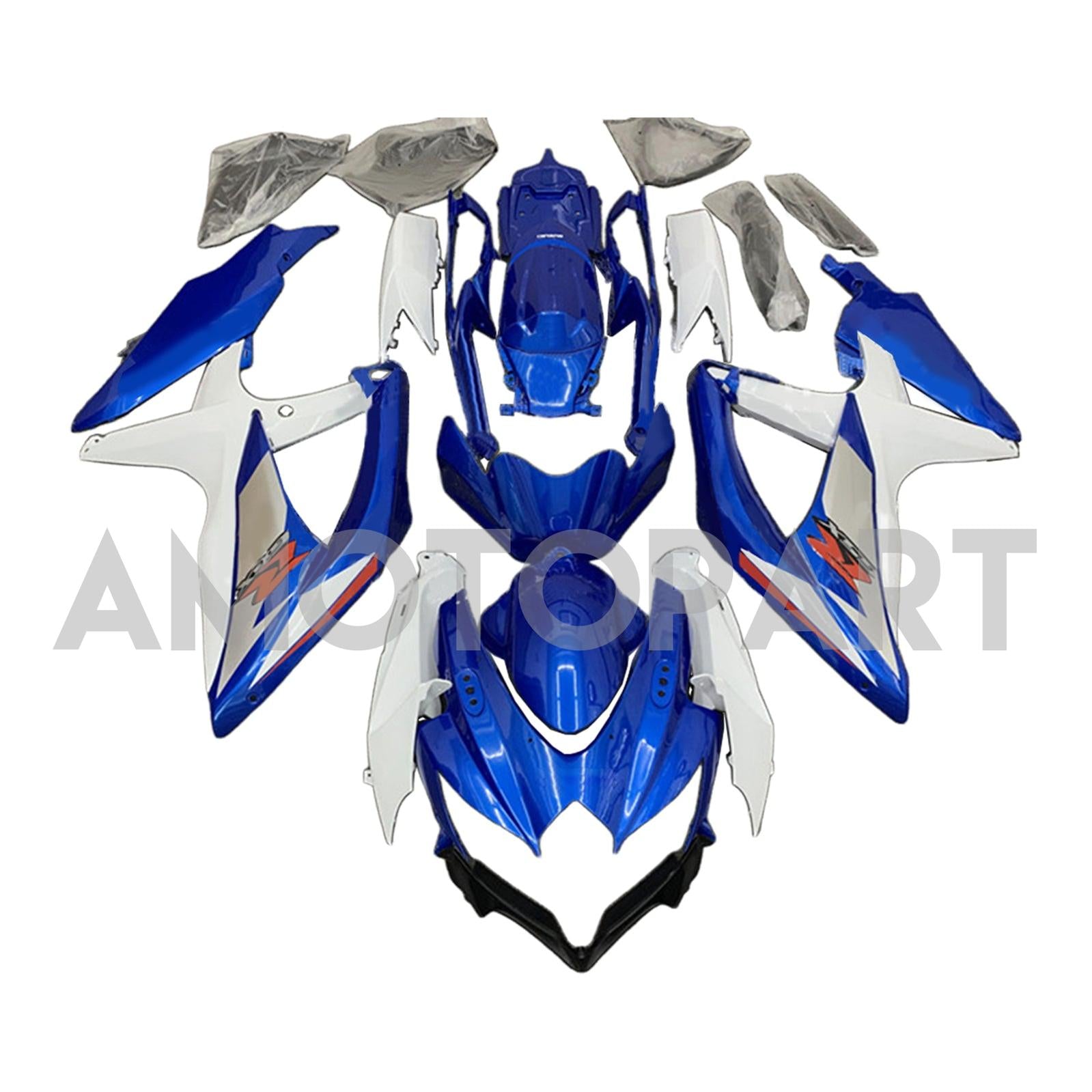 Amotopart 2008-2010 Suzuki GSXR 600/750 Collection de kit de carénage