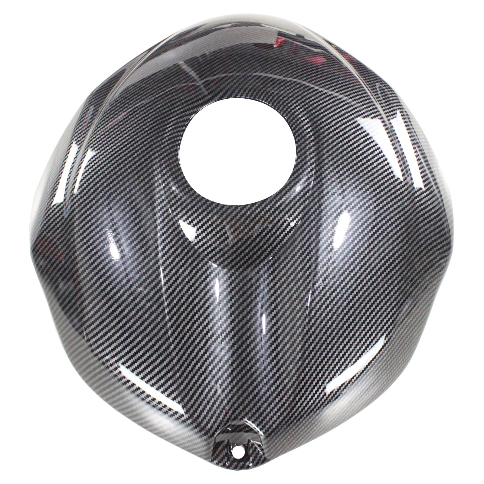 Amotopart 2008–2016 Yamaha YZF 600 R6 Verkleidungsset aus Kohlefaser in Schwarz und Grau