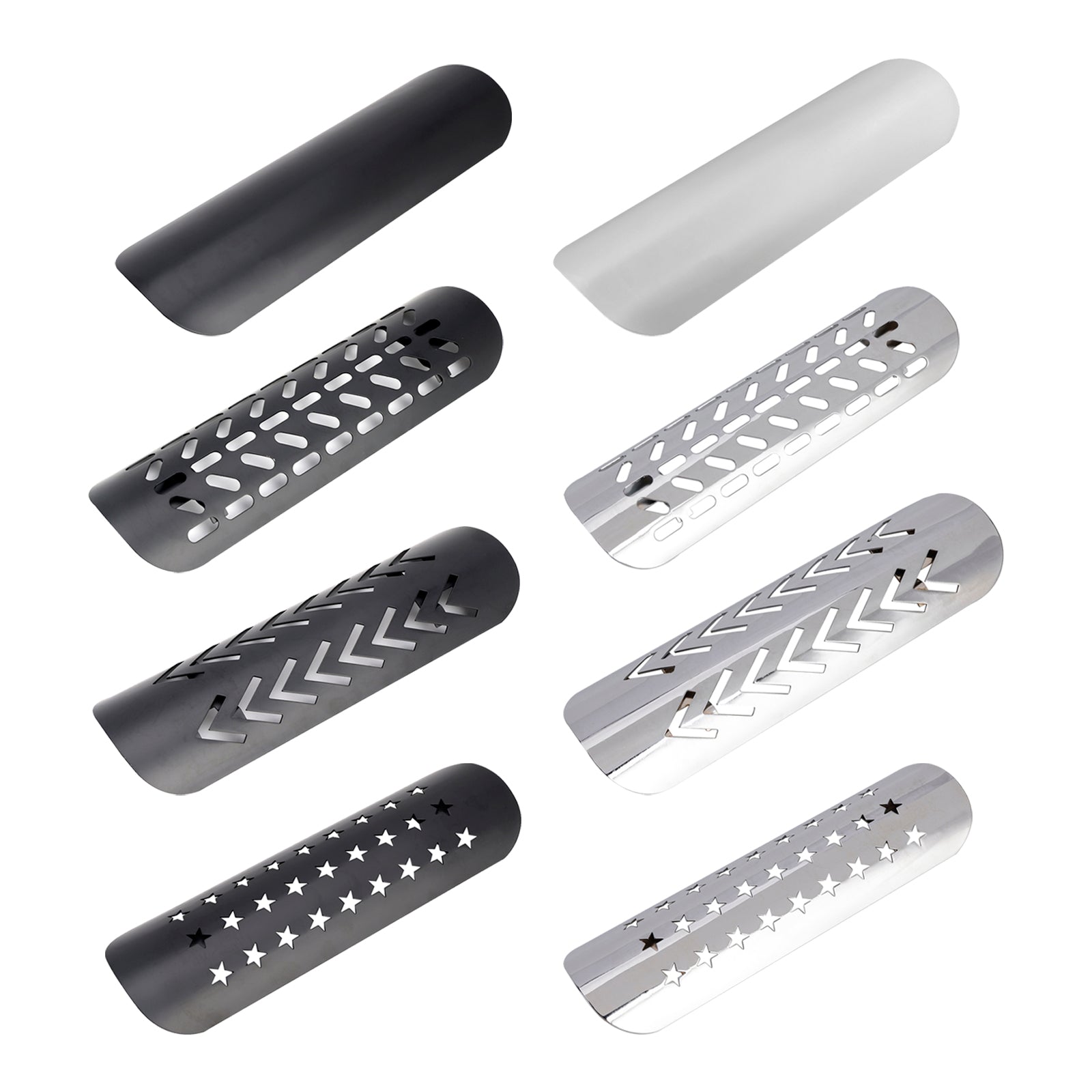 Motorcycle Scooter Cub BlackD Exhaust Side Bracker Cover Steel Decorative Cover