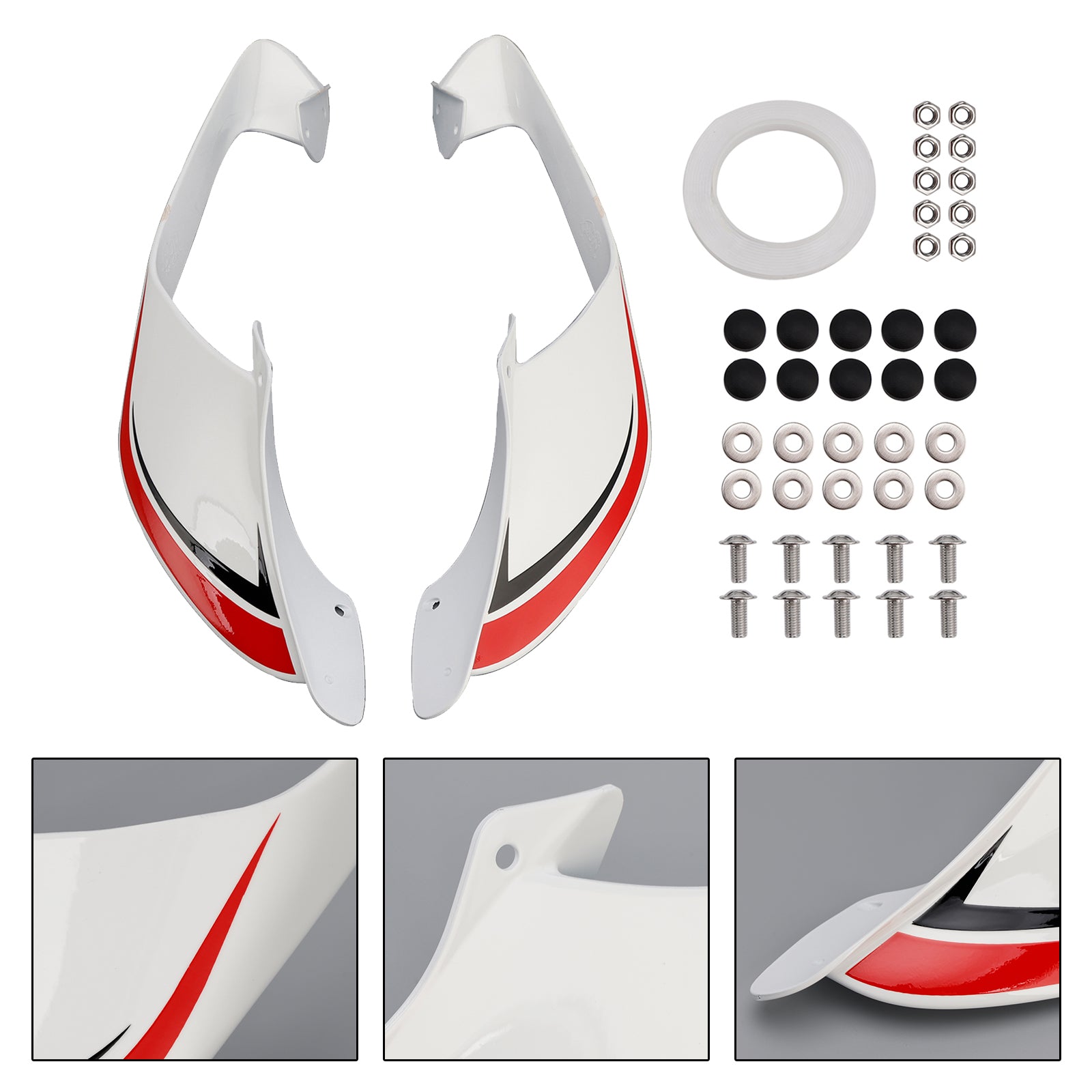2021-2024 Yamaha YZF R1 R1M Voorzijde Winglets Vleugels Spoiler Kuip