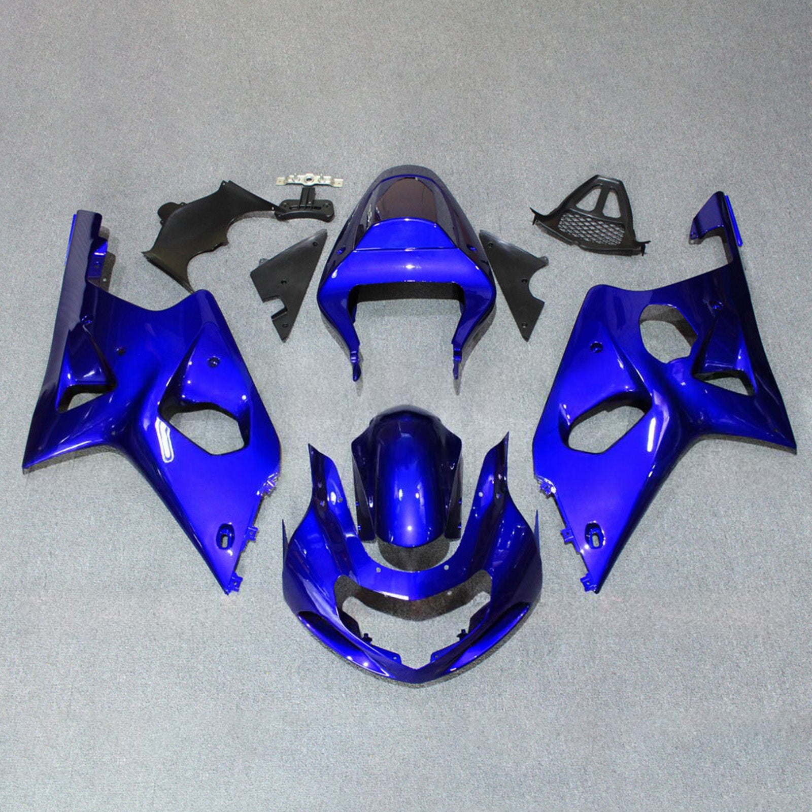 Amotopart 2000-2002 Suzuki GSXR1000 Blue Fairing Kit