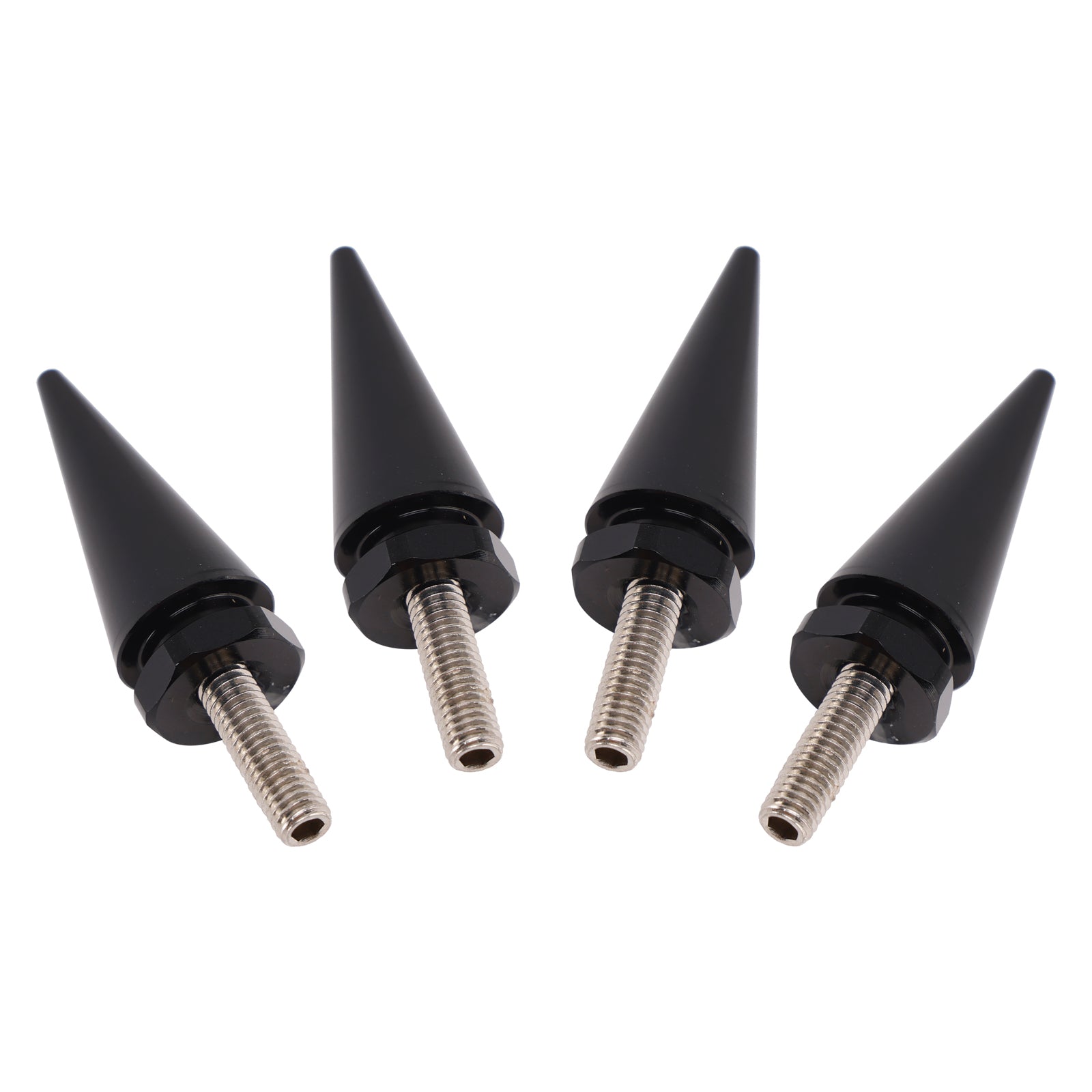 2015-2025 Touring Road Glide 4pcs Spike Windshield Fairing Bolts in Black