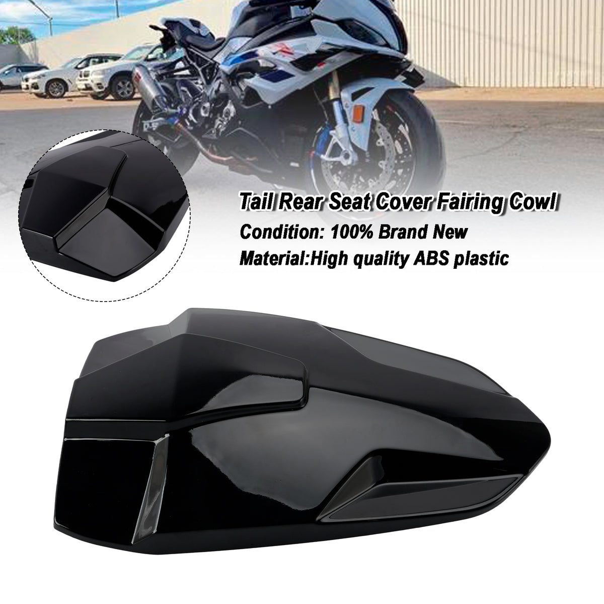 2023-2026 BMW S1000RR Rear Seat Cover Passenger Fairing Cowl